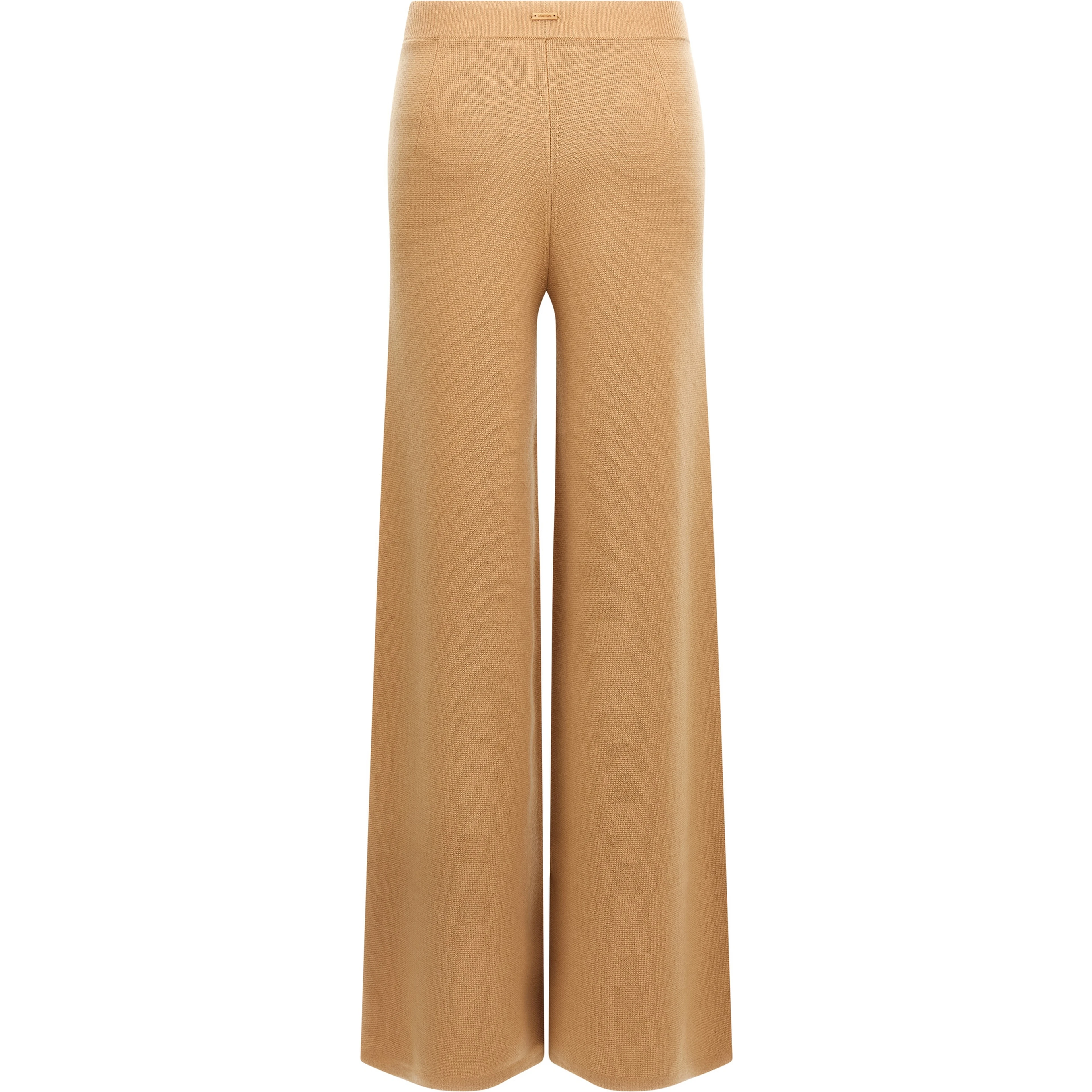 Brown Wool Casual Pants