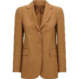 Brown Virgin Wool Blazer