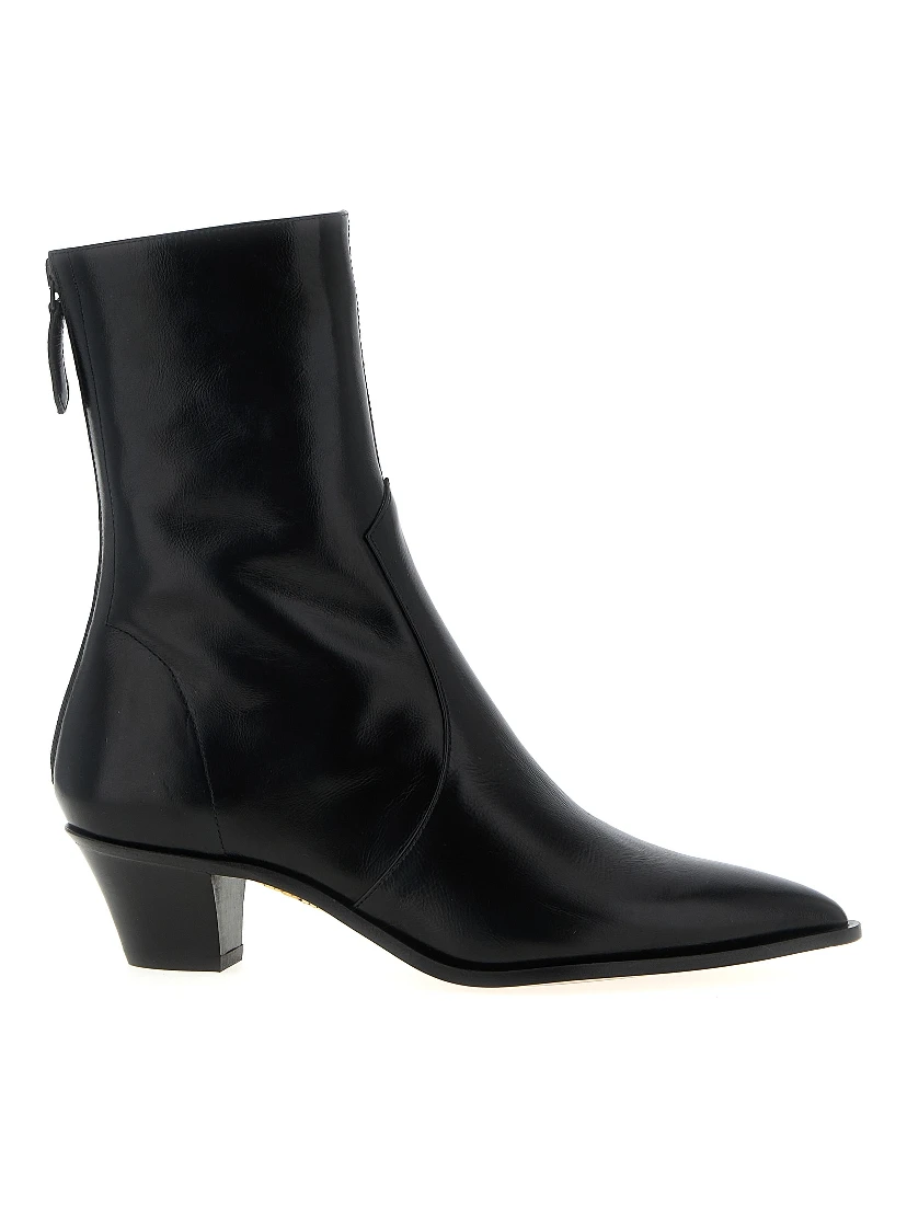 Black Calfskin Chelsea Boots