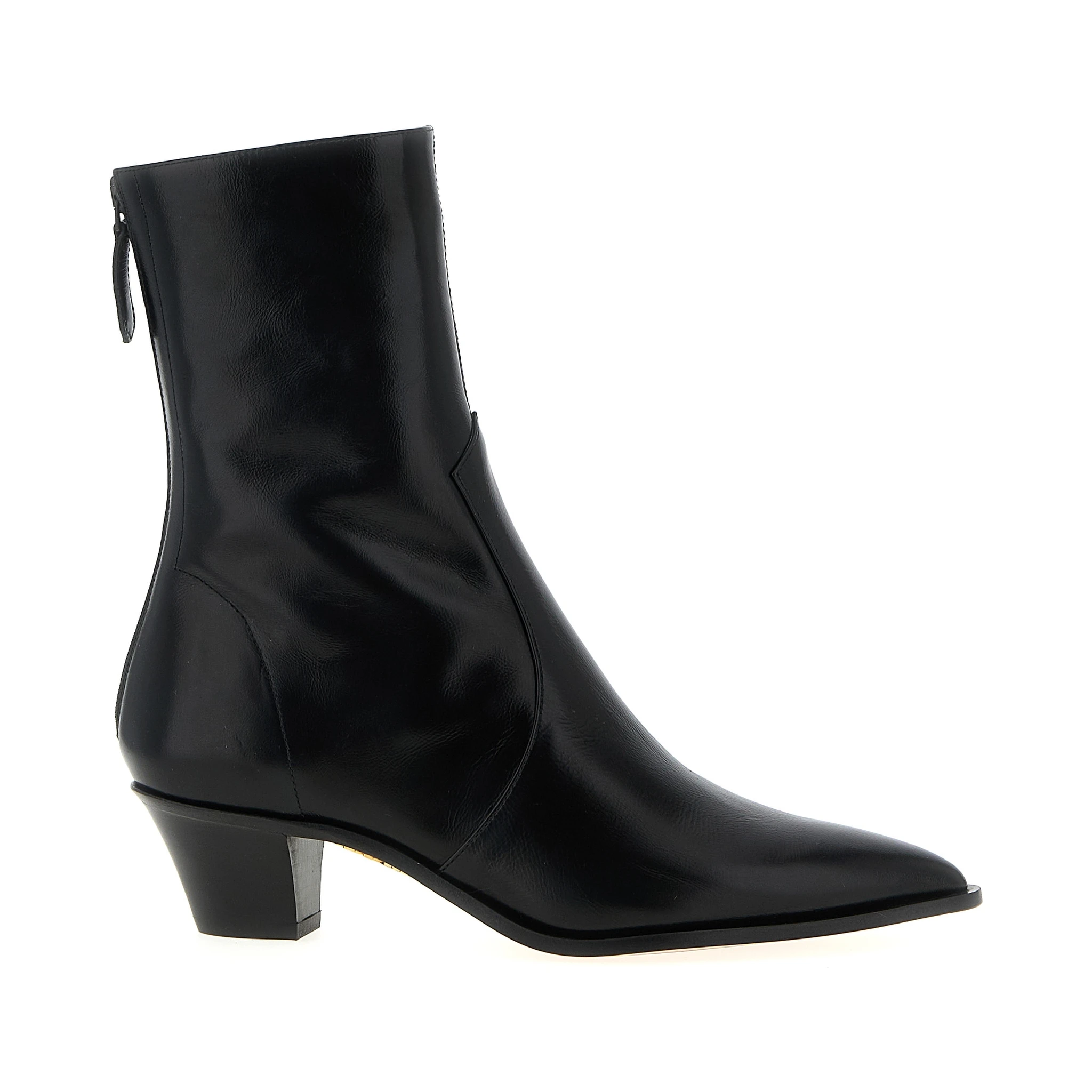 Black Calfskin Chelsea Boots