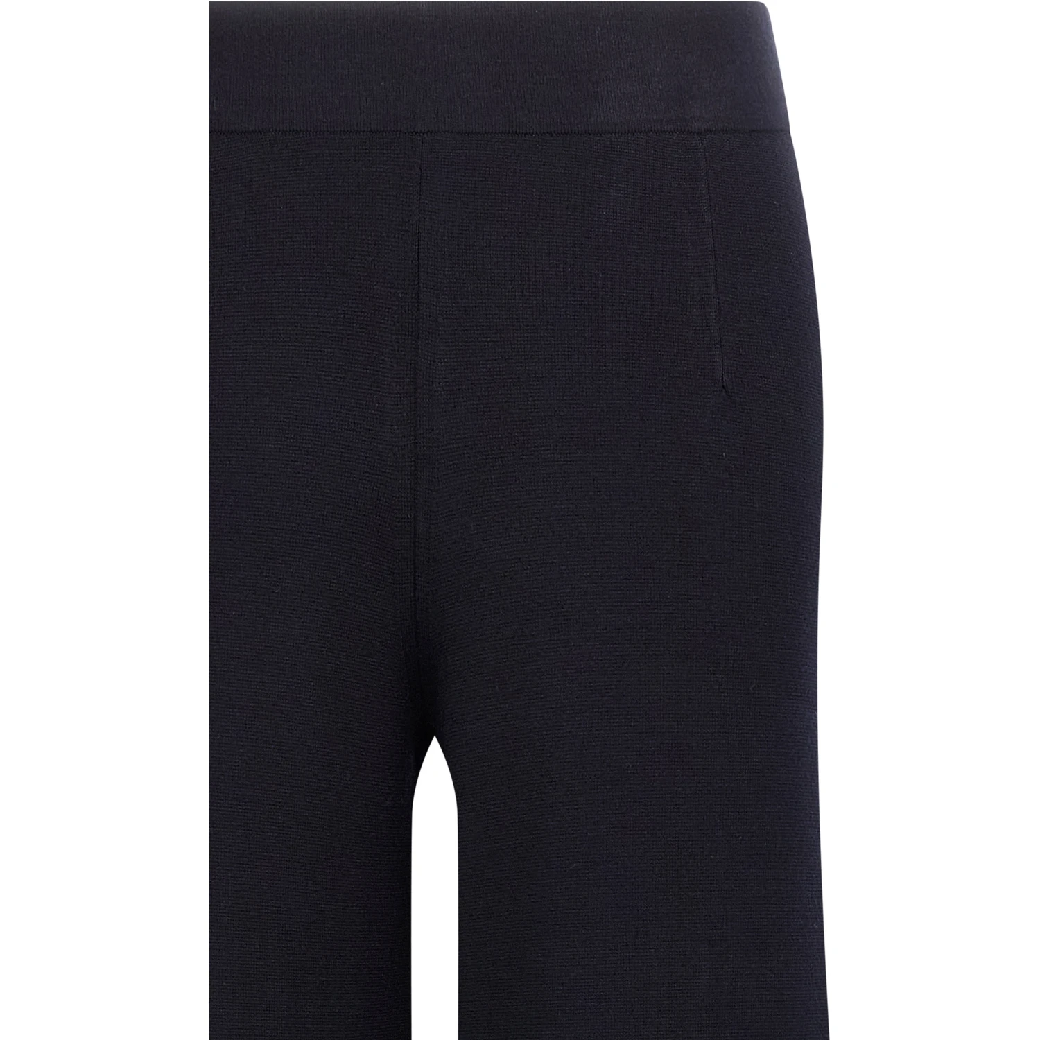 Blue Viscose Casual Pants