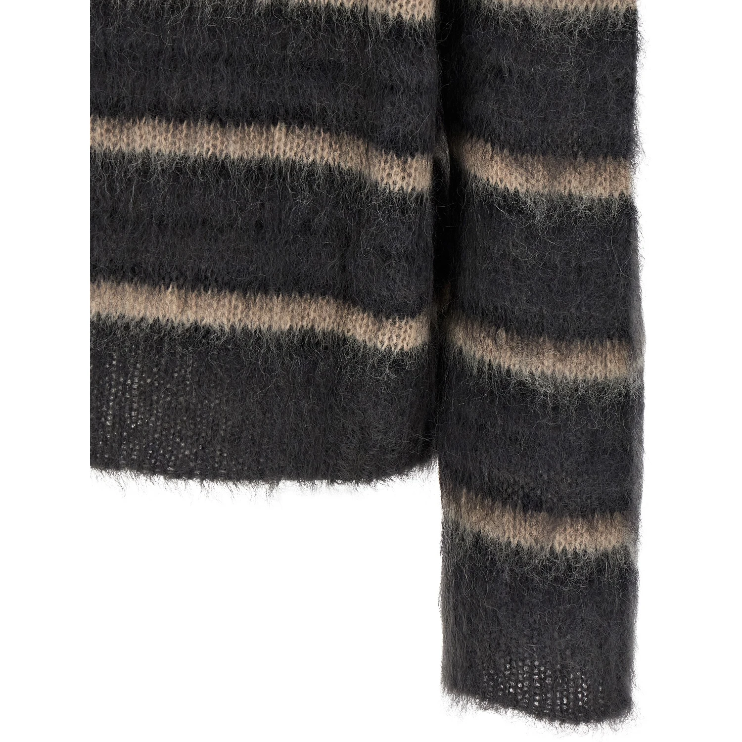 Gray Fabric Cardigan