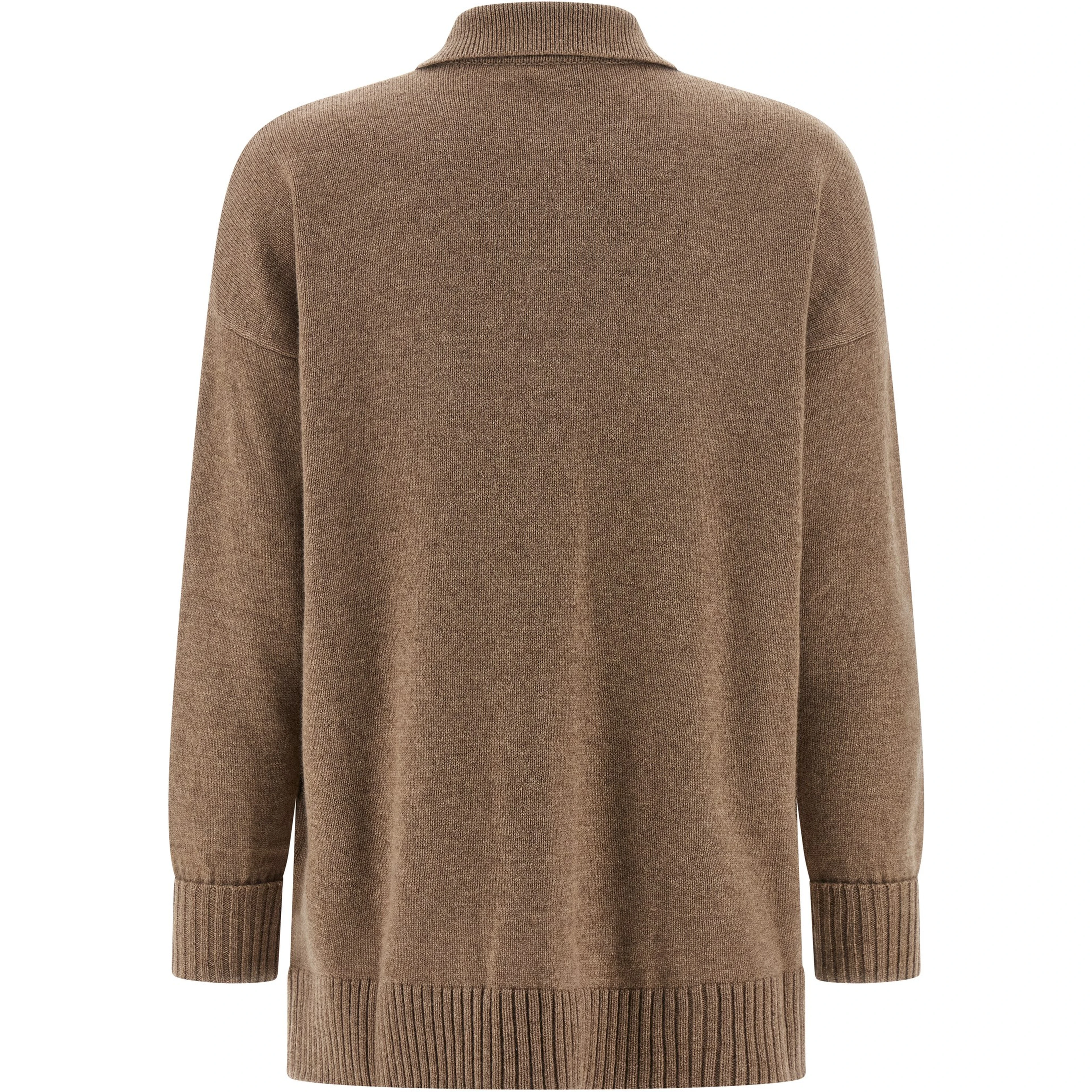 Brown Cashmere Cardigan