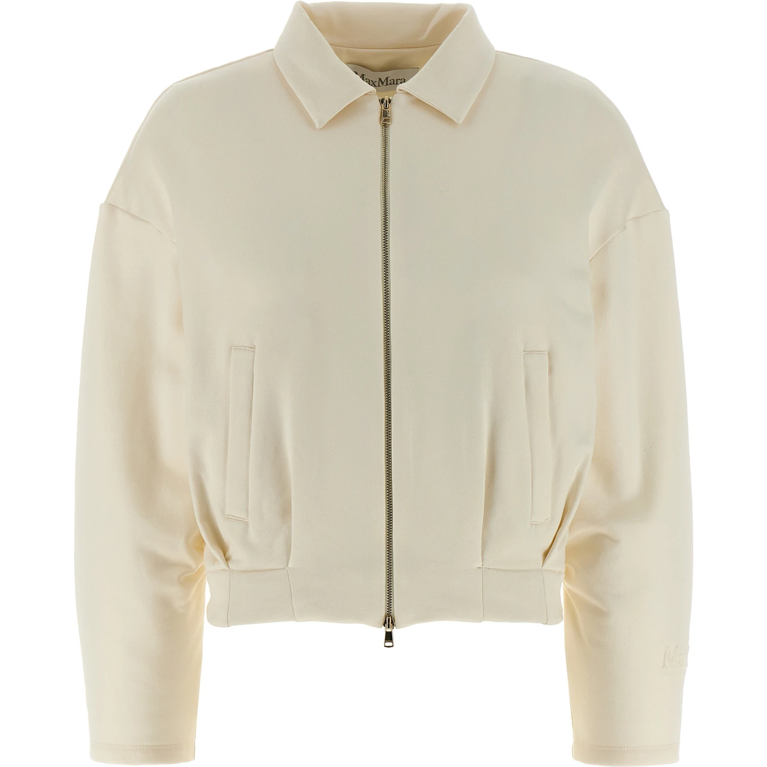 White Silk Sweatshirt