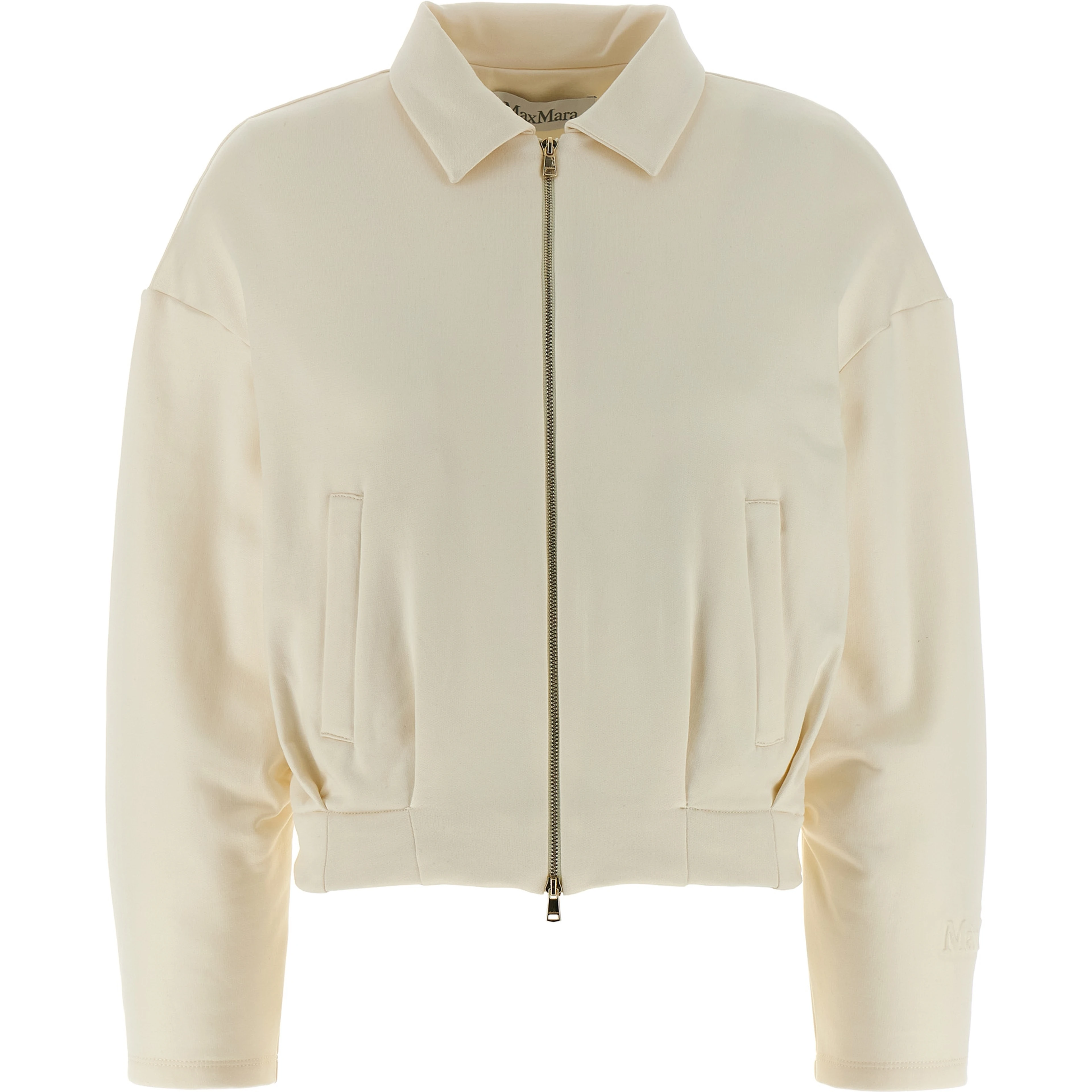 White Silk Sweatshirt