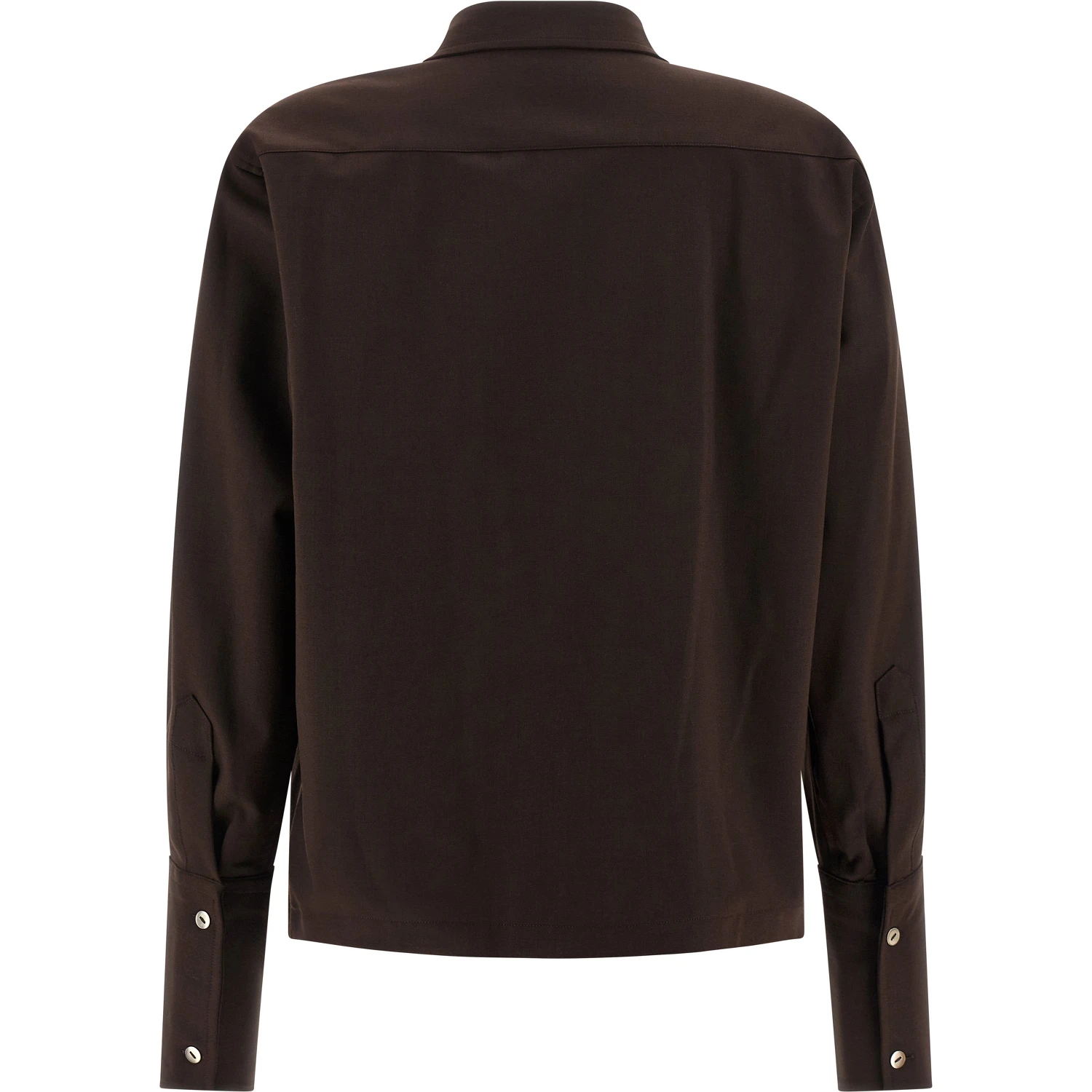 Brown Polyester Blouse