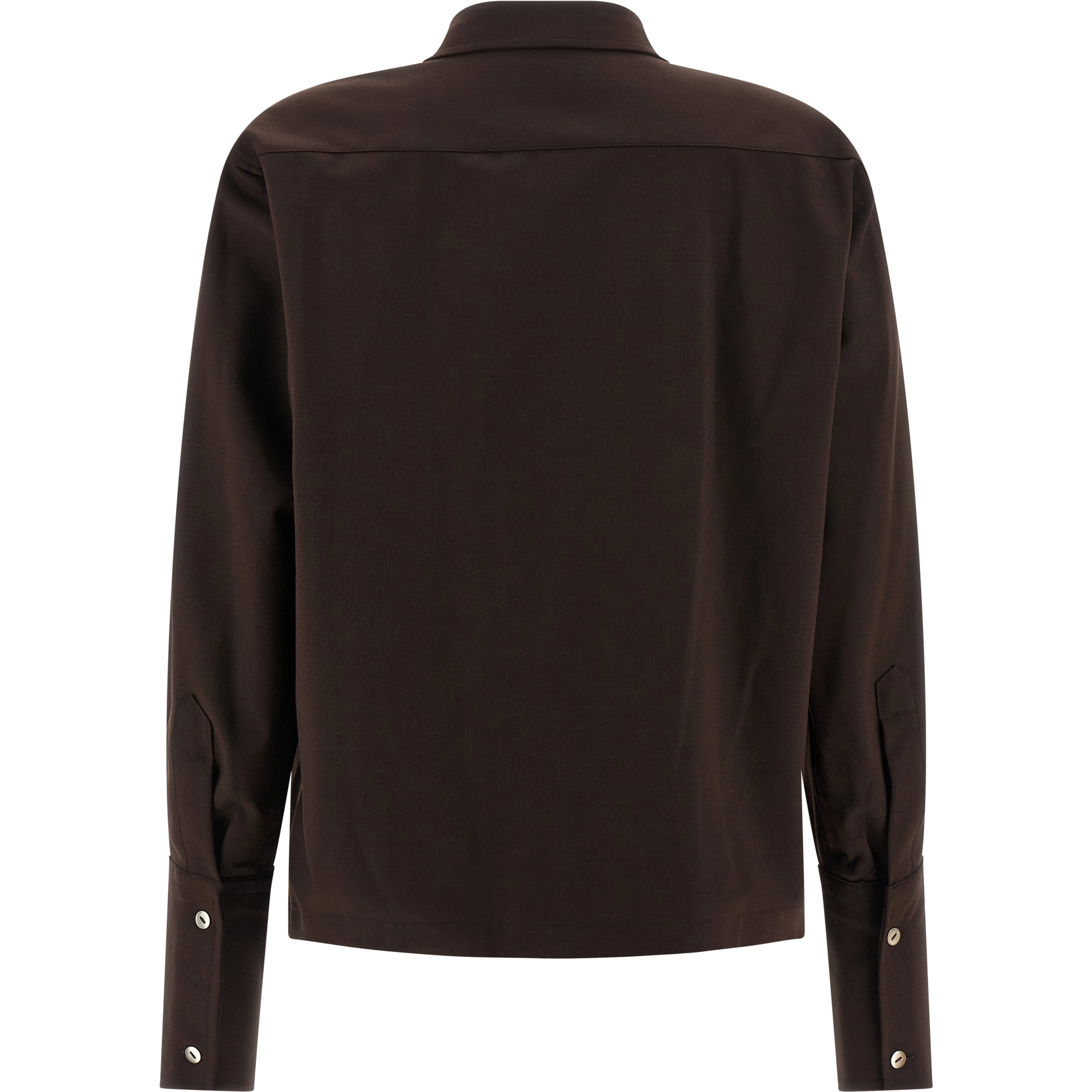 Brown Polyester Blouse