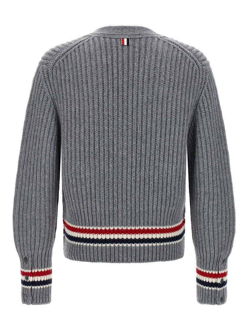 Gray Cashmere Cardigan