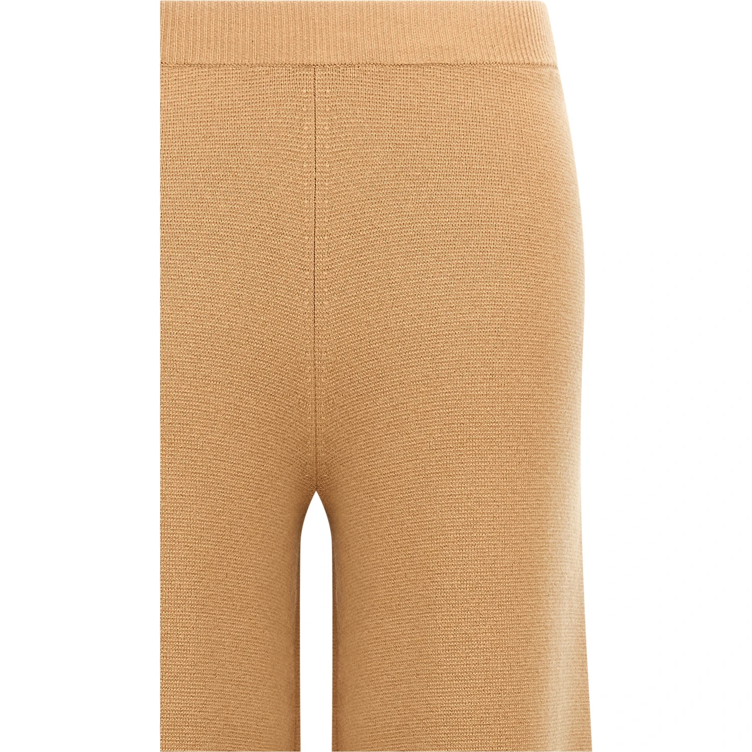 Brown Wool Casual Pants
