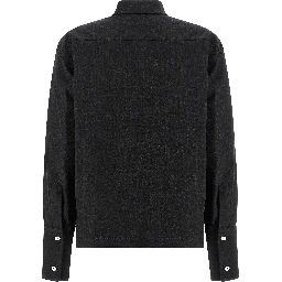 Gray Polyester Blouse