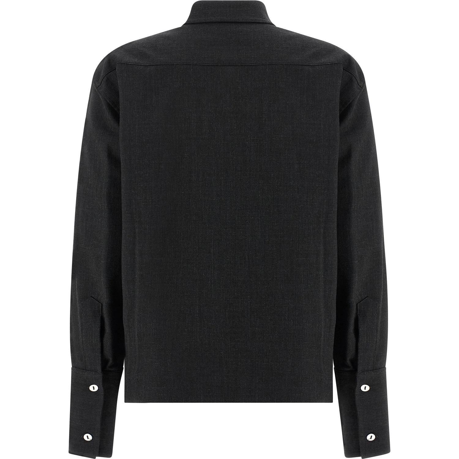 Gray Polyester Blouse