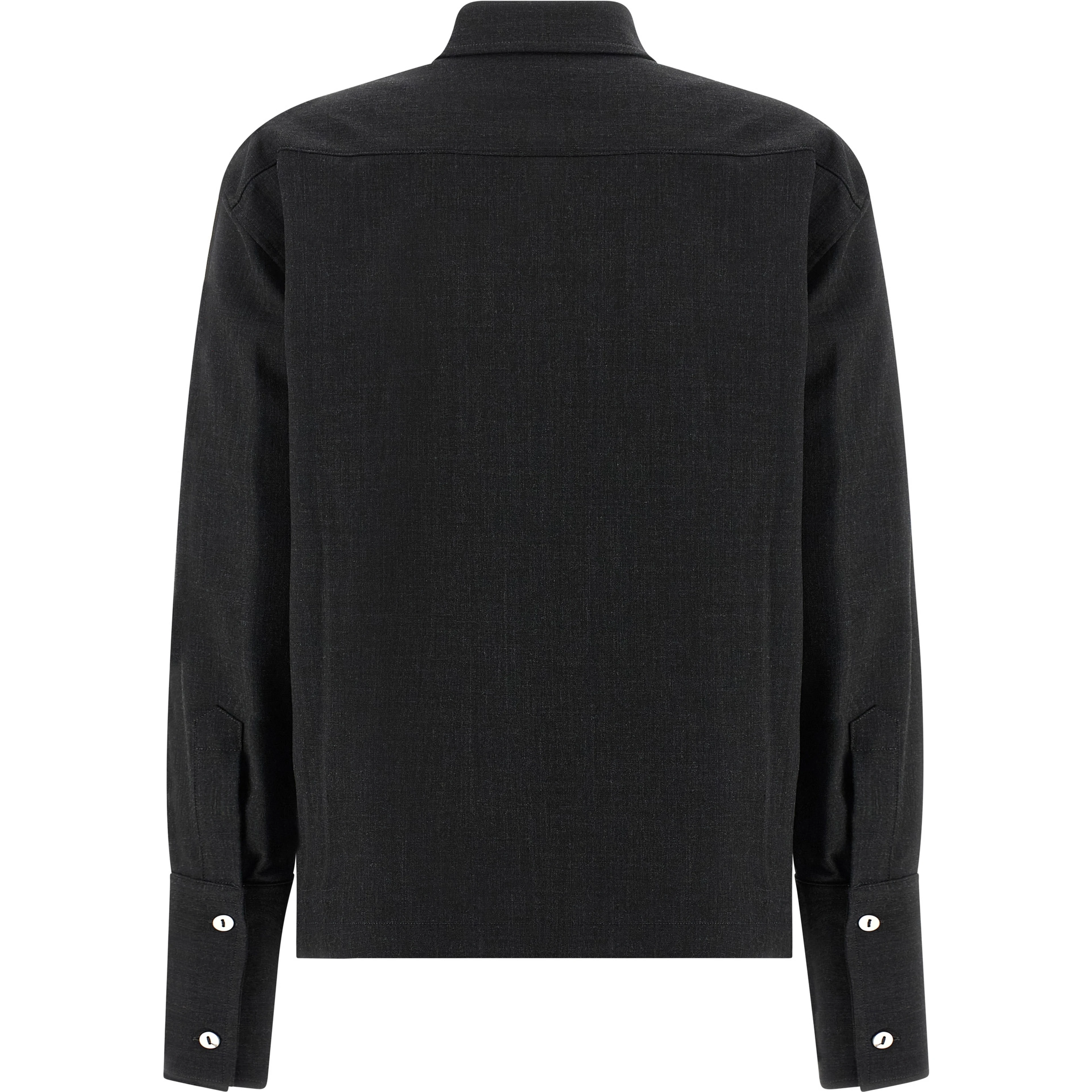 Gray Polyester Blouse