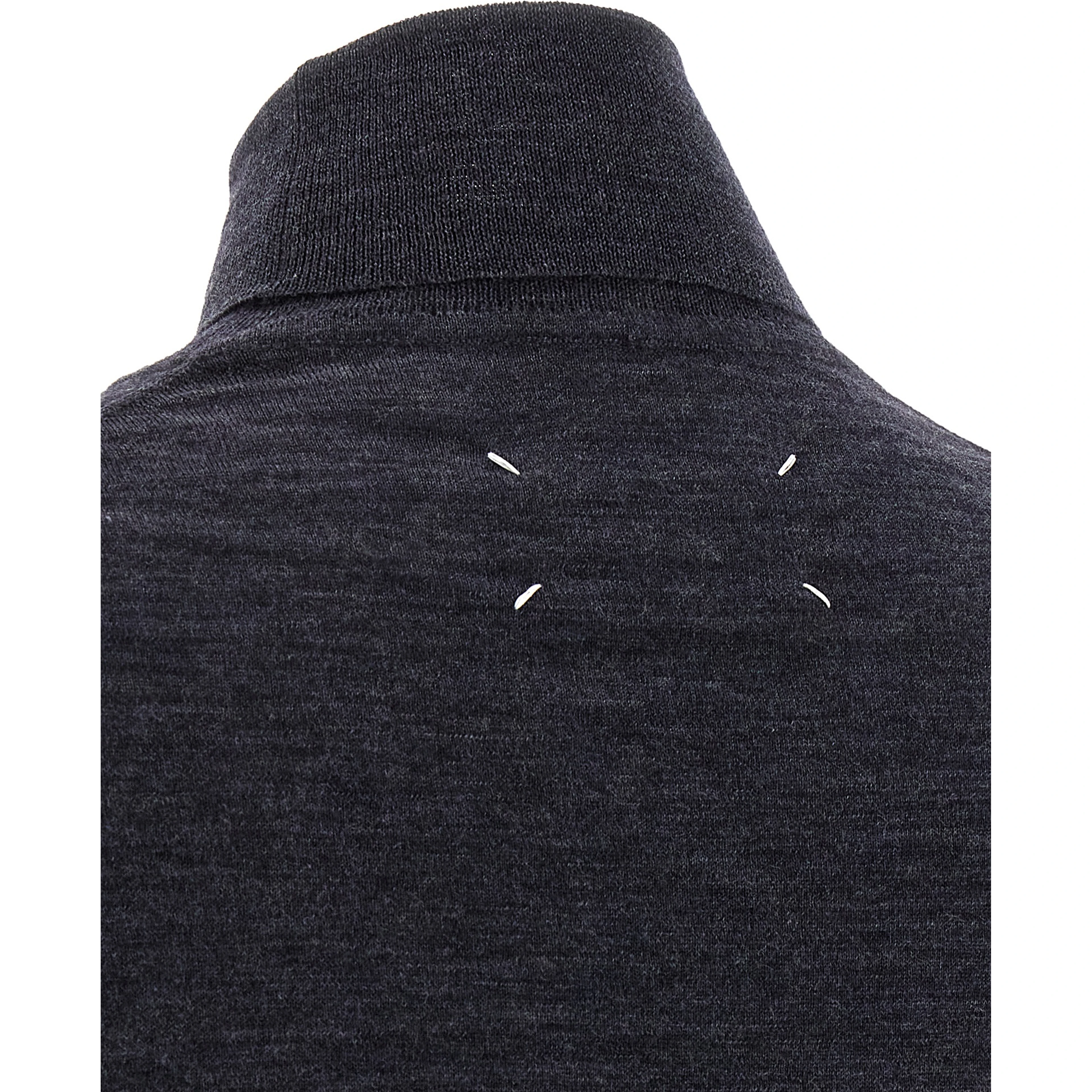Blue Wool Cardigan