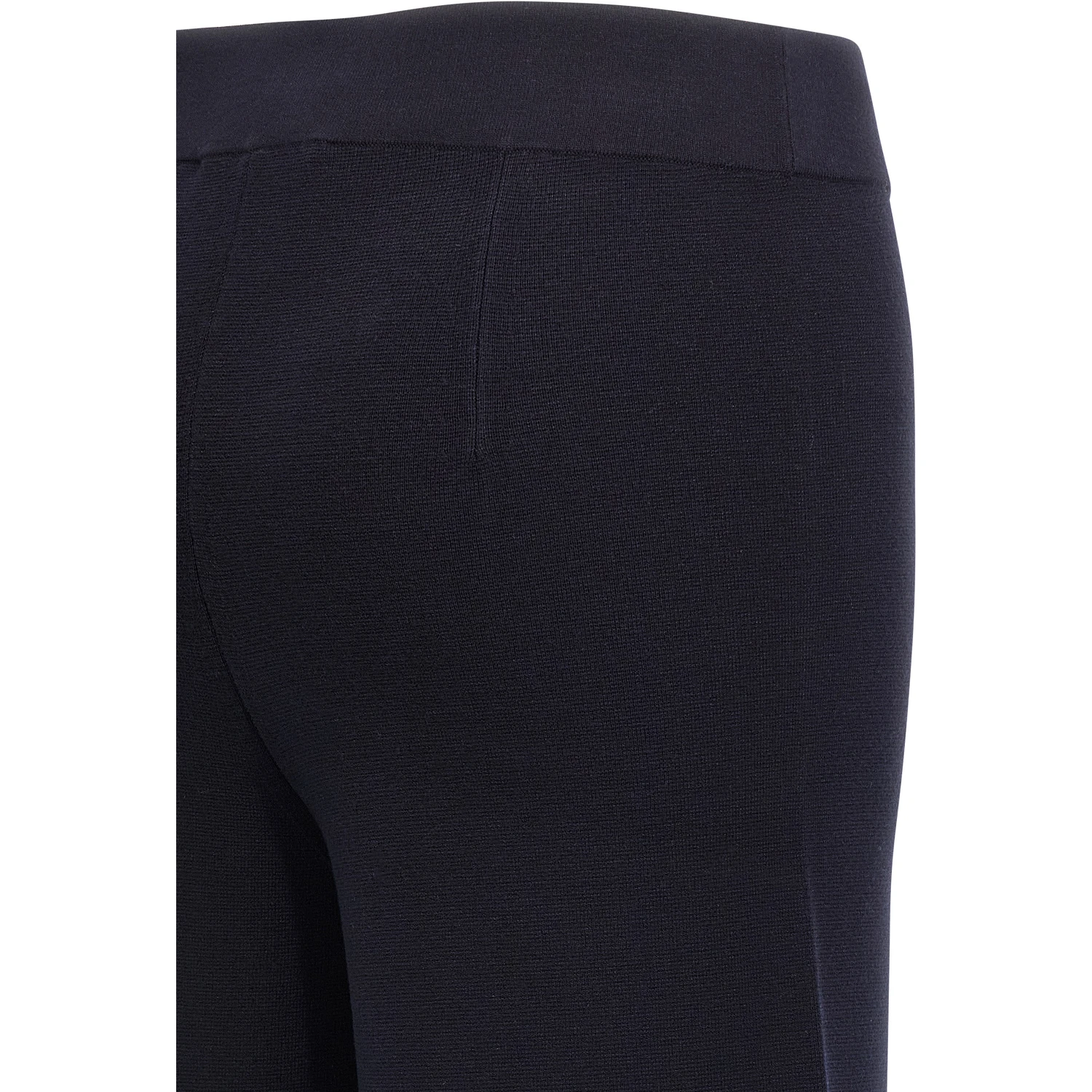 Blue Viscose Casual Pants
