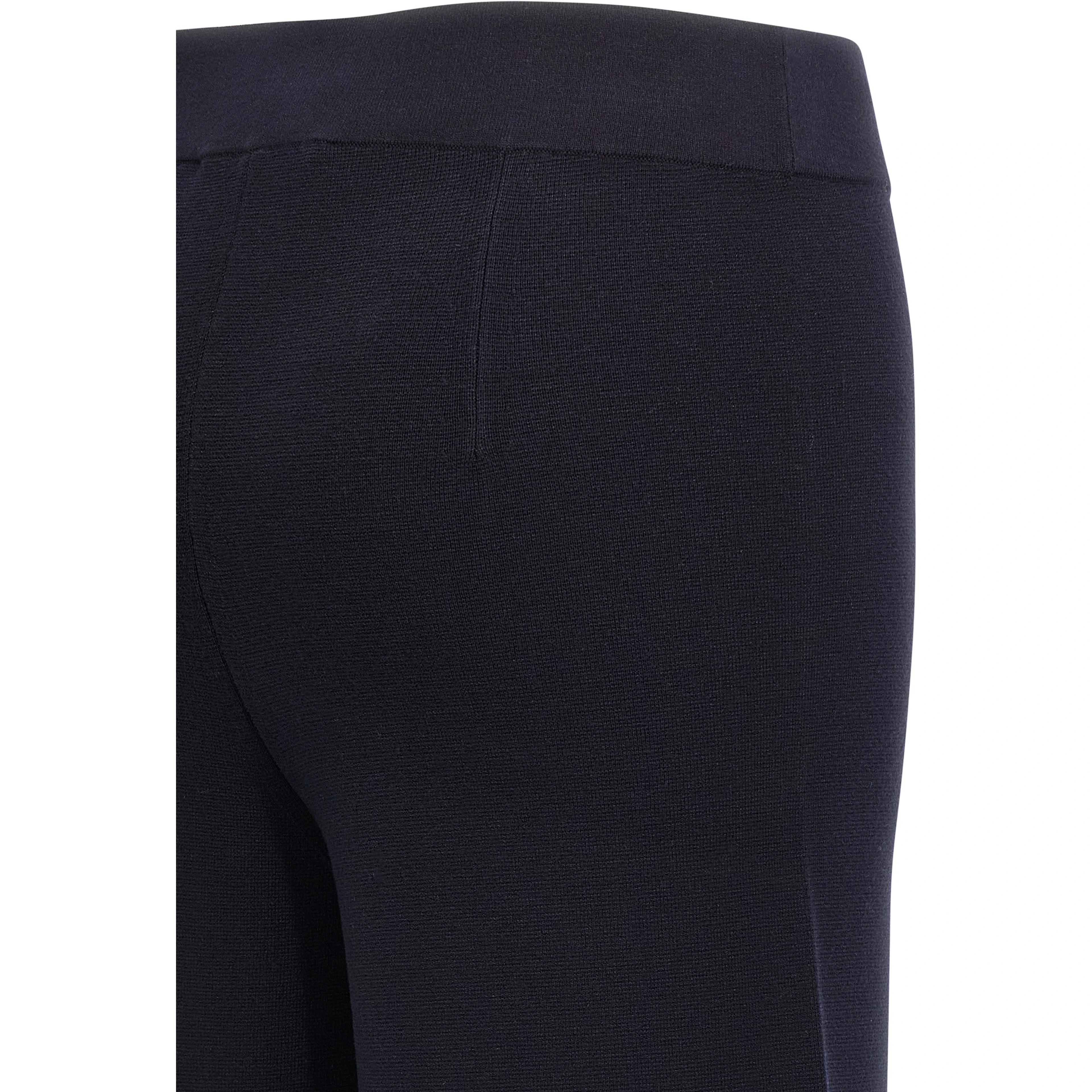 Blue Viscose Casual Pants