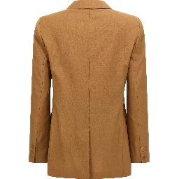 Brown Virgin Wool Blazer
