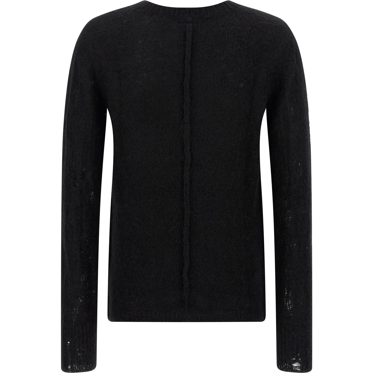Black Wool Cardigan