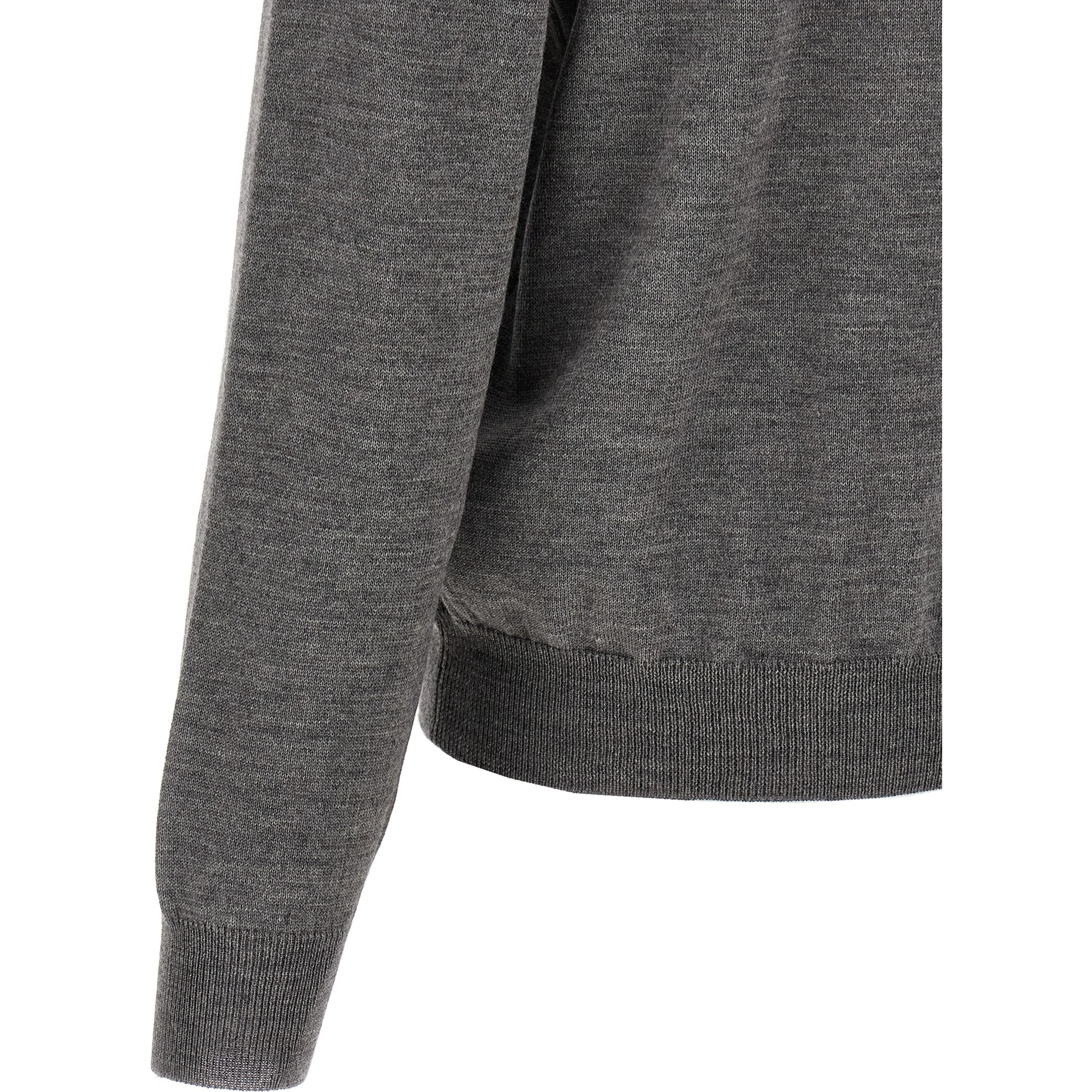 Gray Wool Cardigan