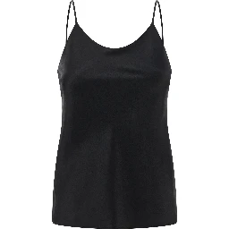 Black Silk Tank Tops