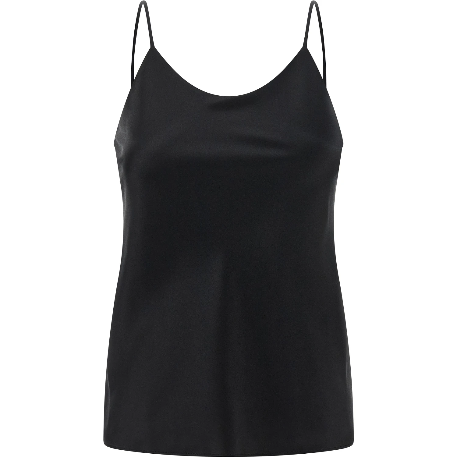 Black Silk Tank Tops