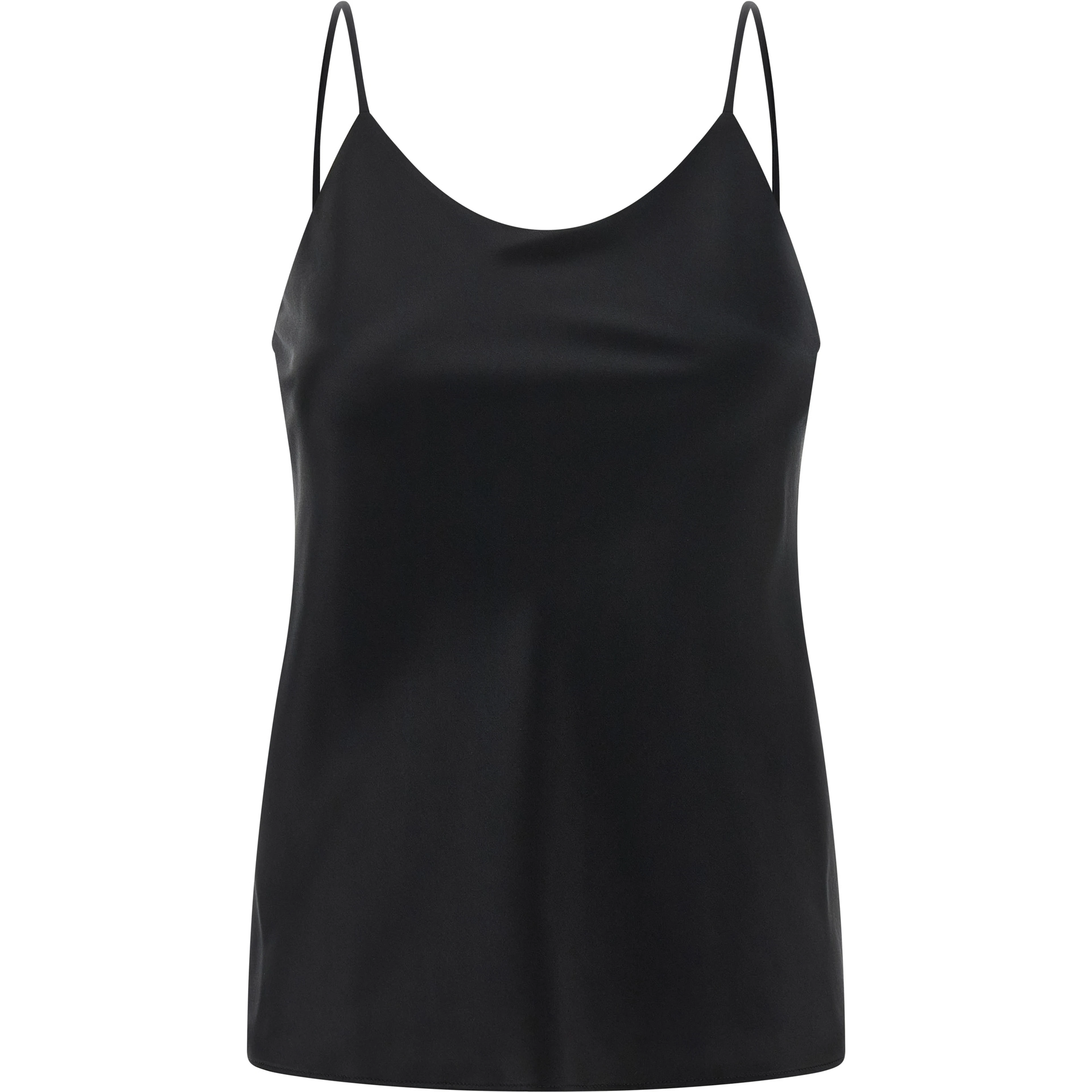 Black Silk Tank Tops