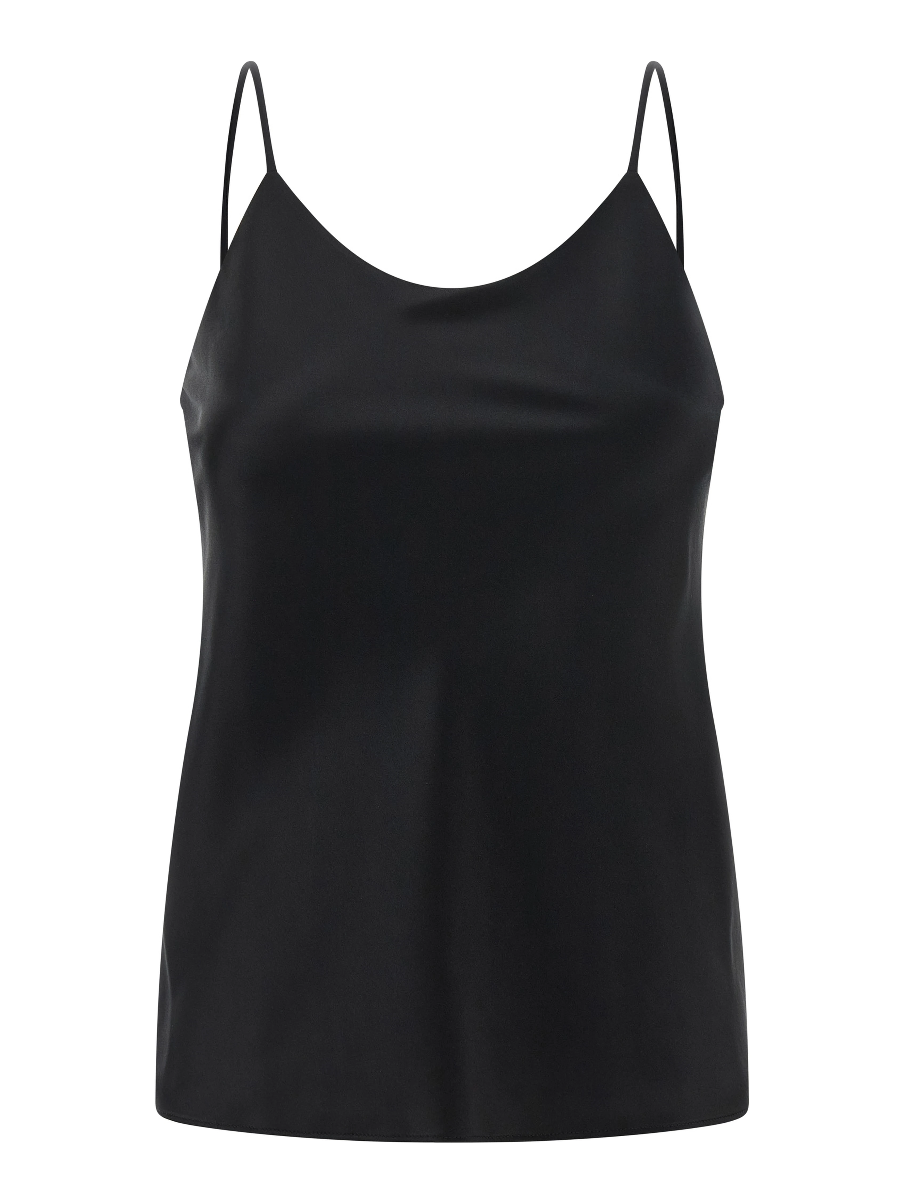 Black Silk Tank Tops