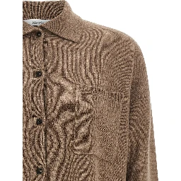 Brown Cashmere Cardigan