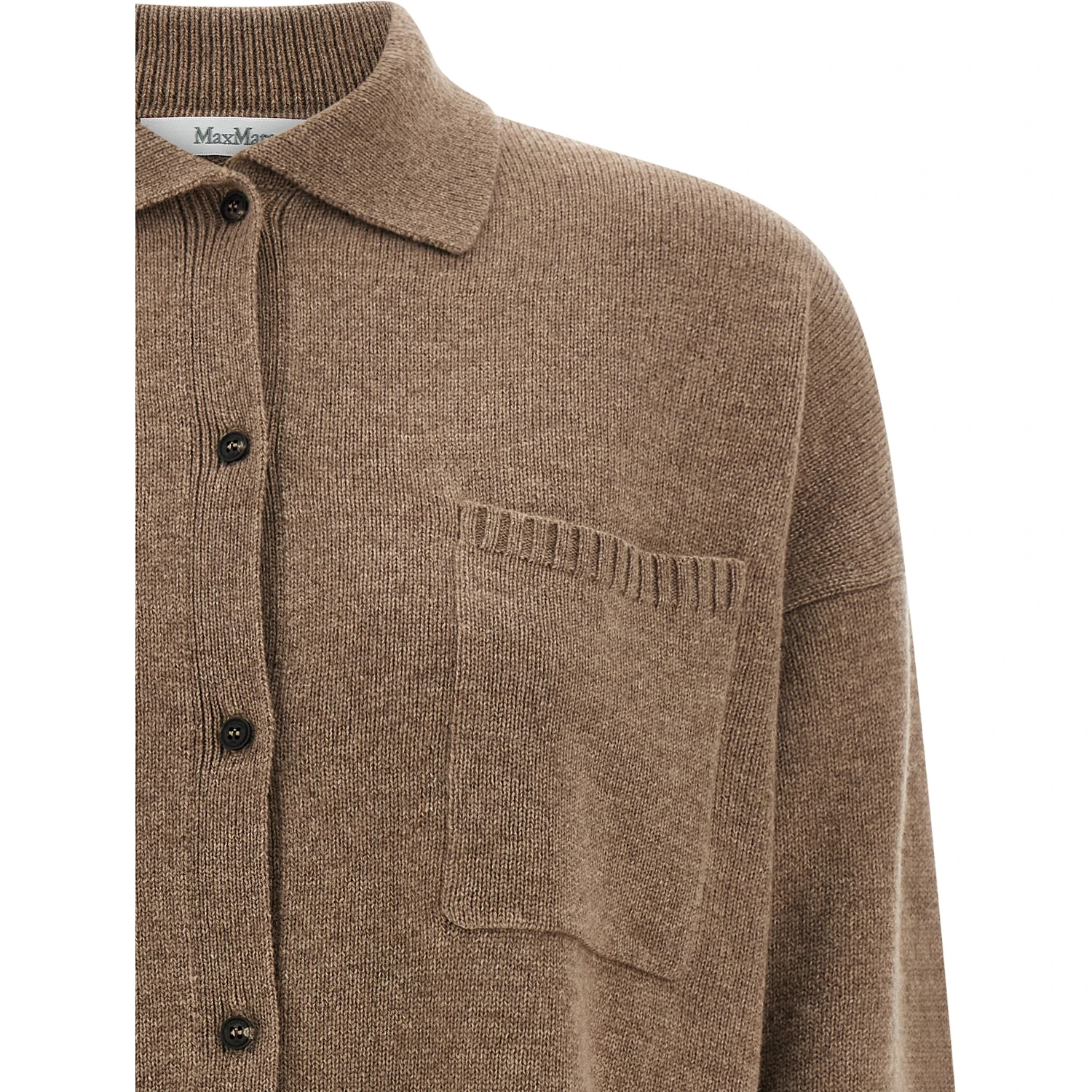 Brown Cashmere Cardigan