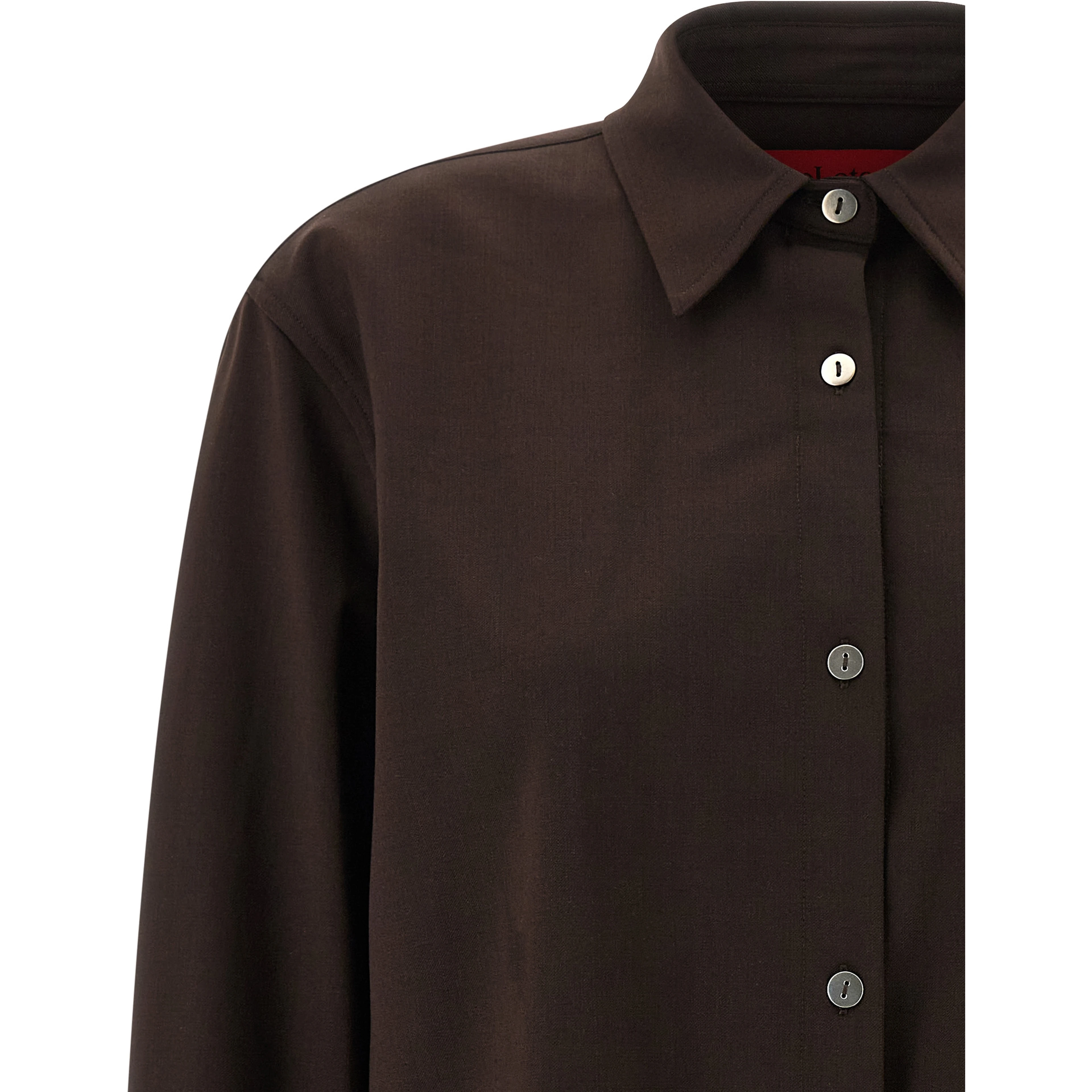 Brown Polyester Blouse