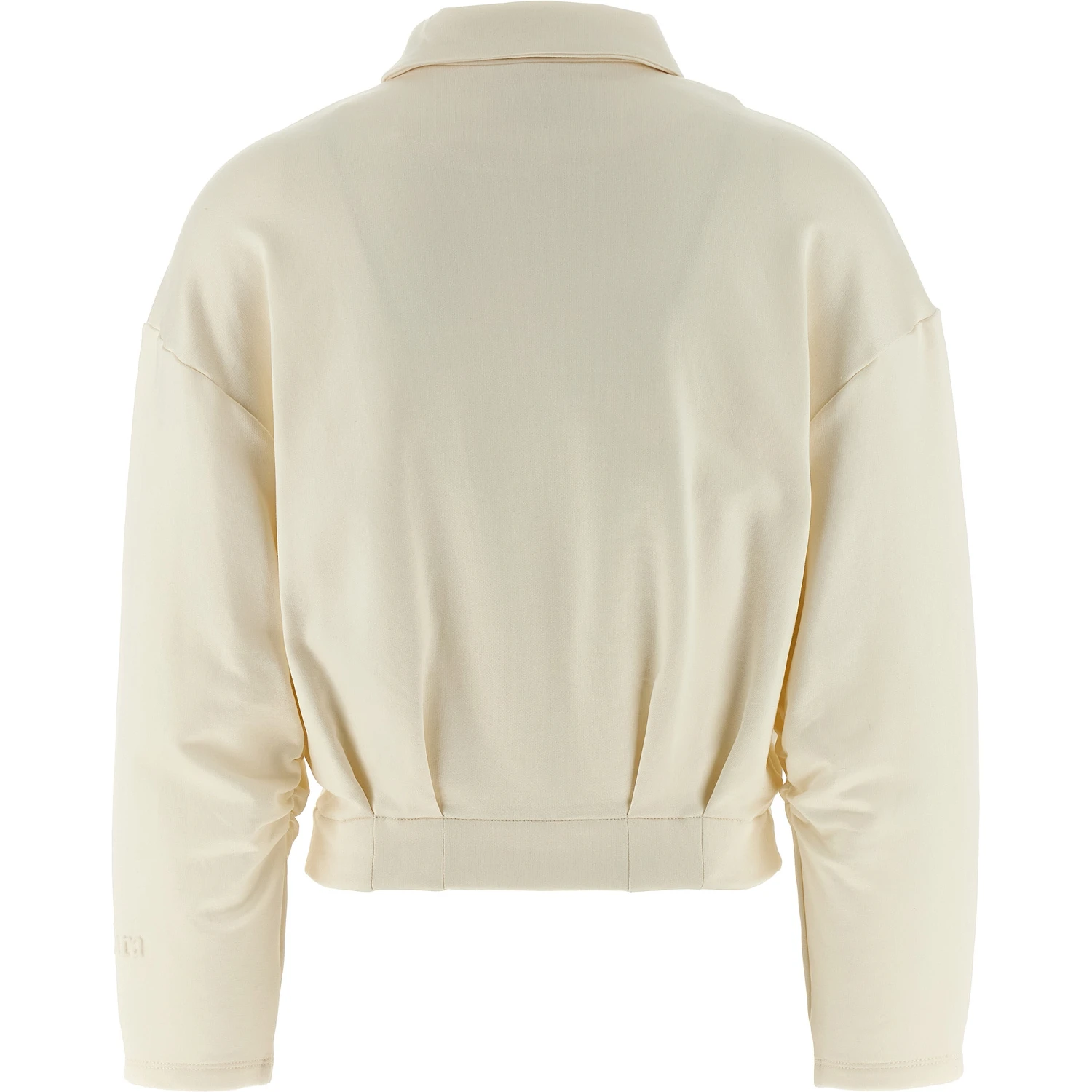 White Silk Sweatshirt