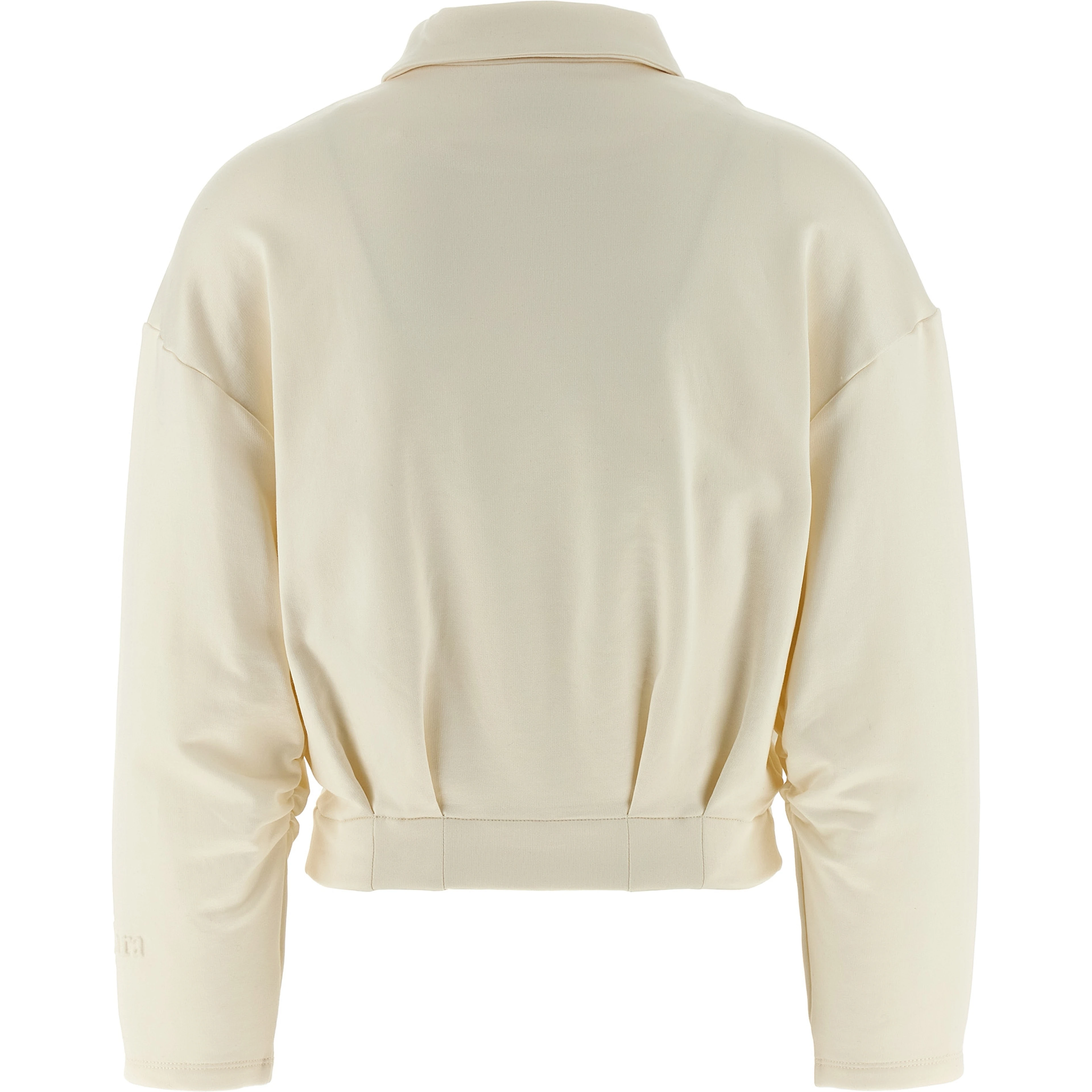White Silk Sweatshirt