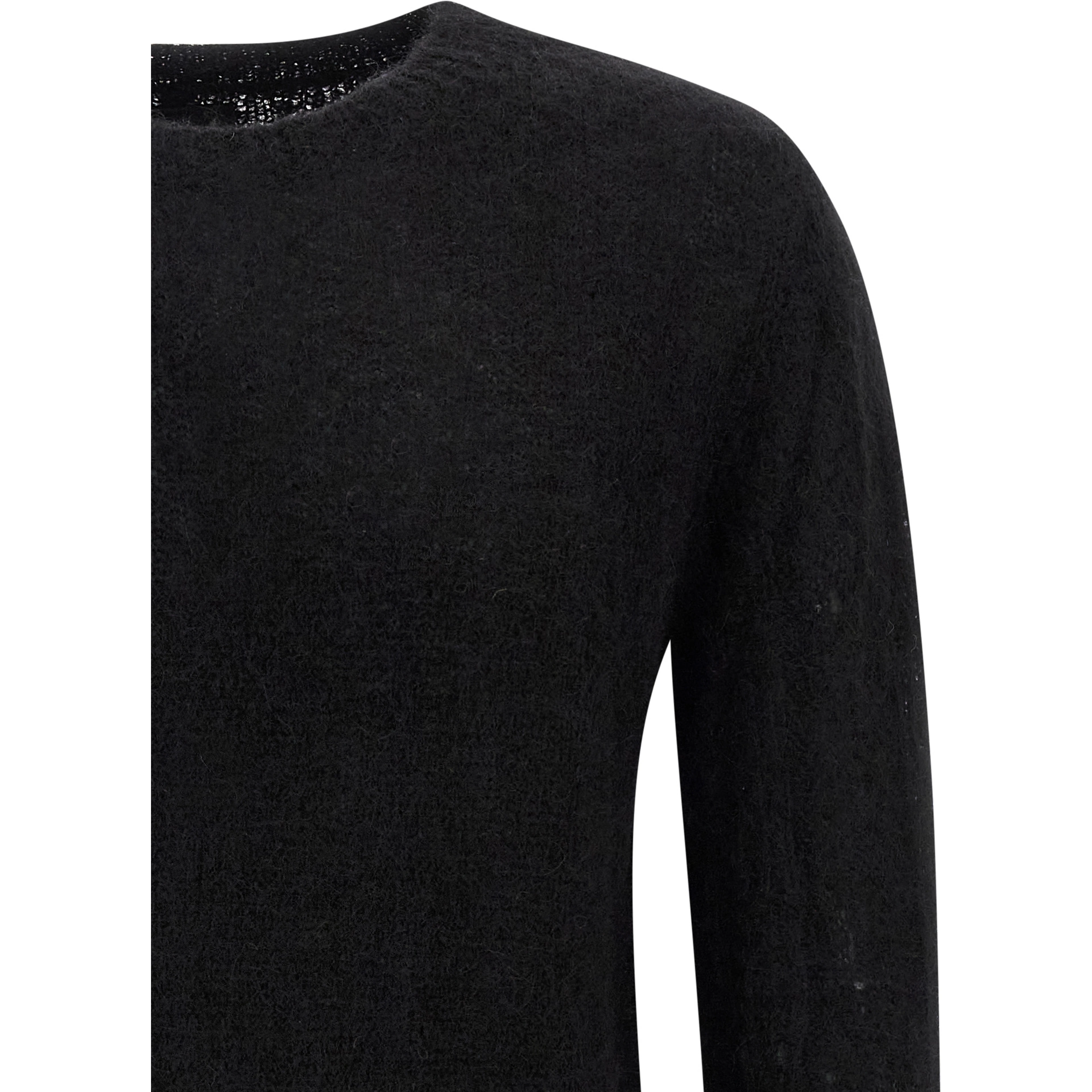 Black Wool Cardigan