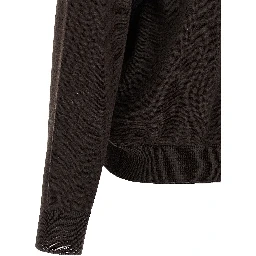 Brown Wool Cardigan