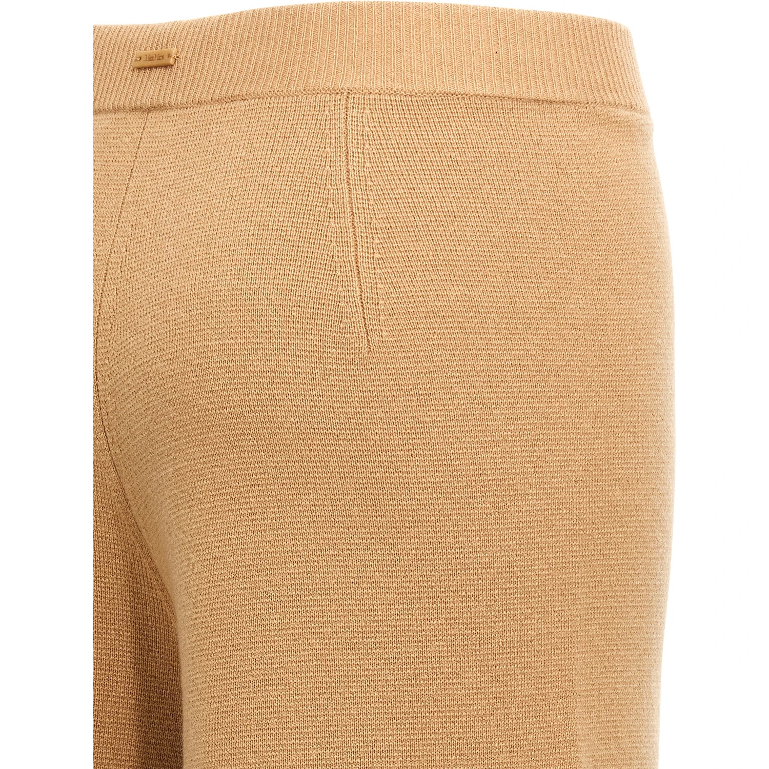 Brown Wool Casual Pants