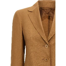 Brown Virgin Wool Blazer