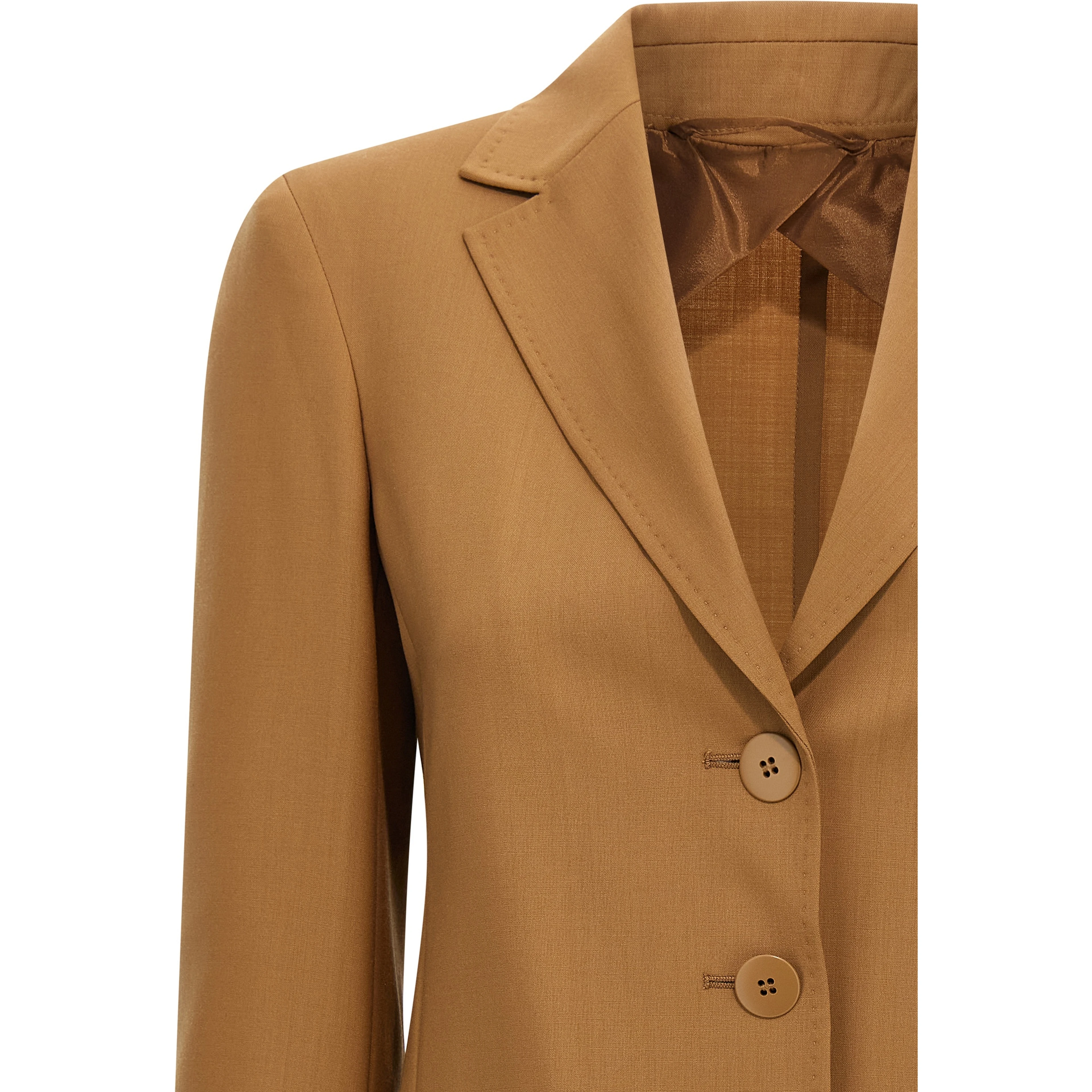 Brown Virgin Wool Blazer
