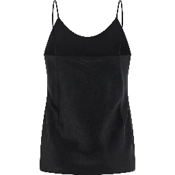 Black Silk Tank Tops