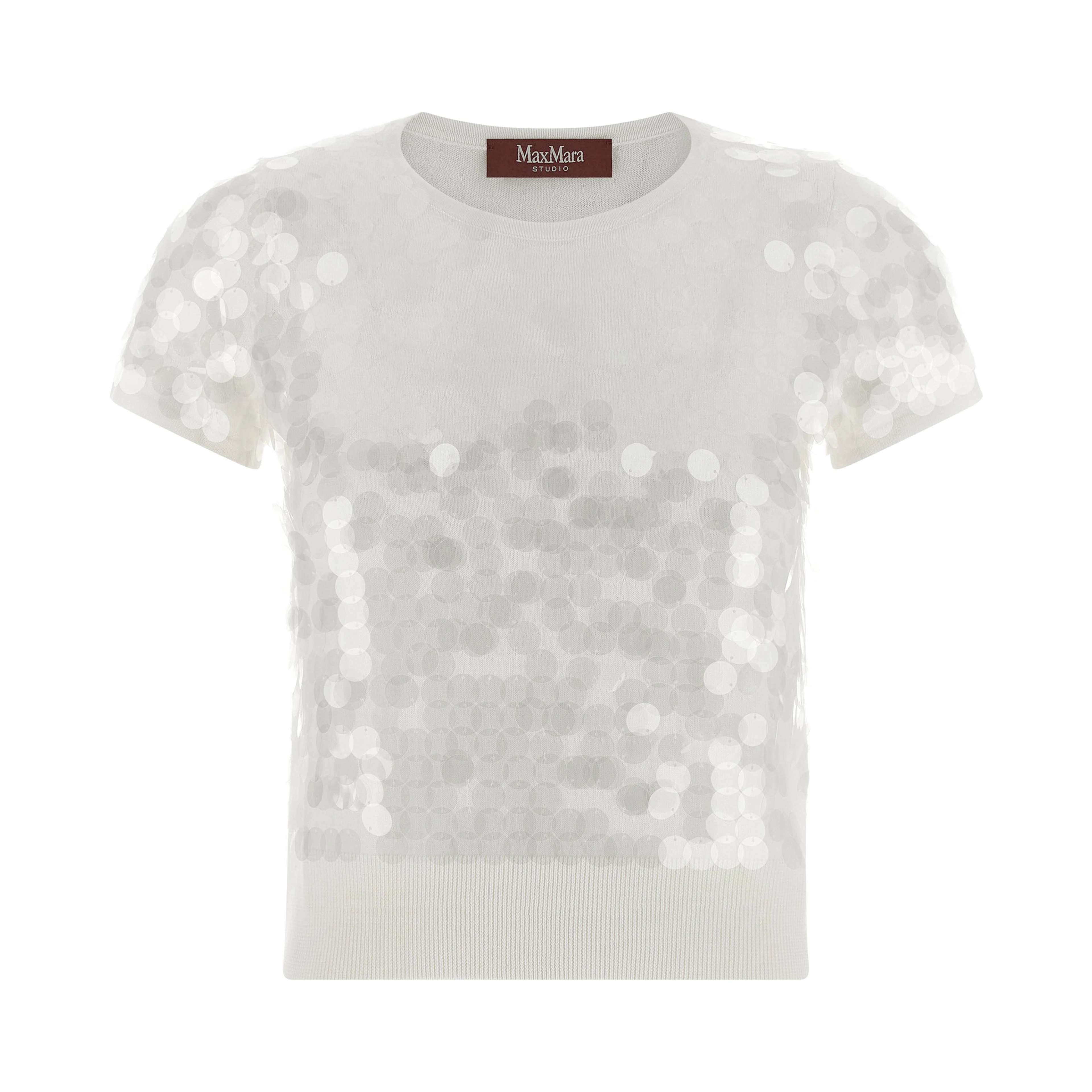 White Virgin Wool Cardigan