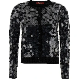 Black Virgin Wool Cardigan