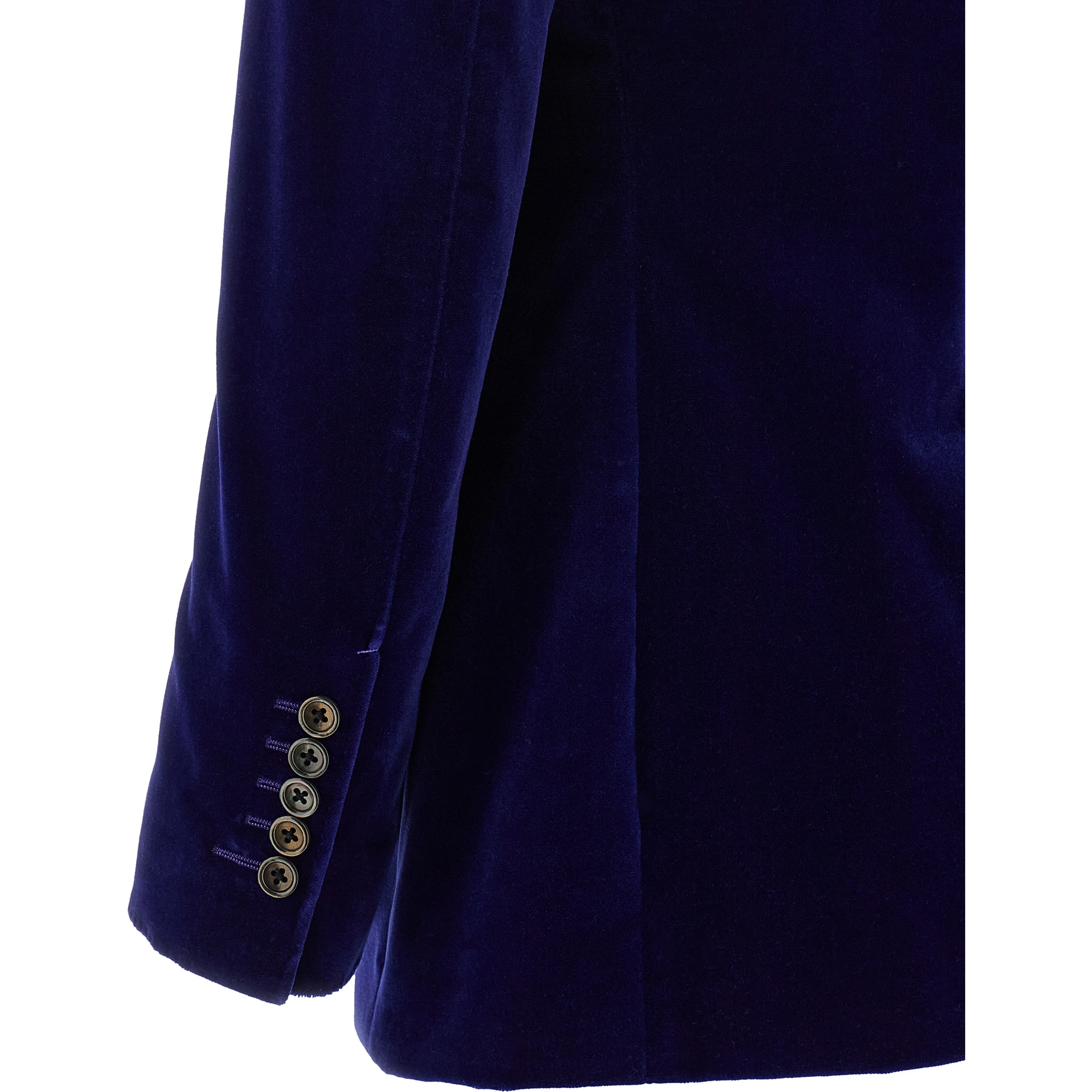 بليزر قطني أزرق