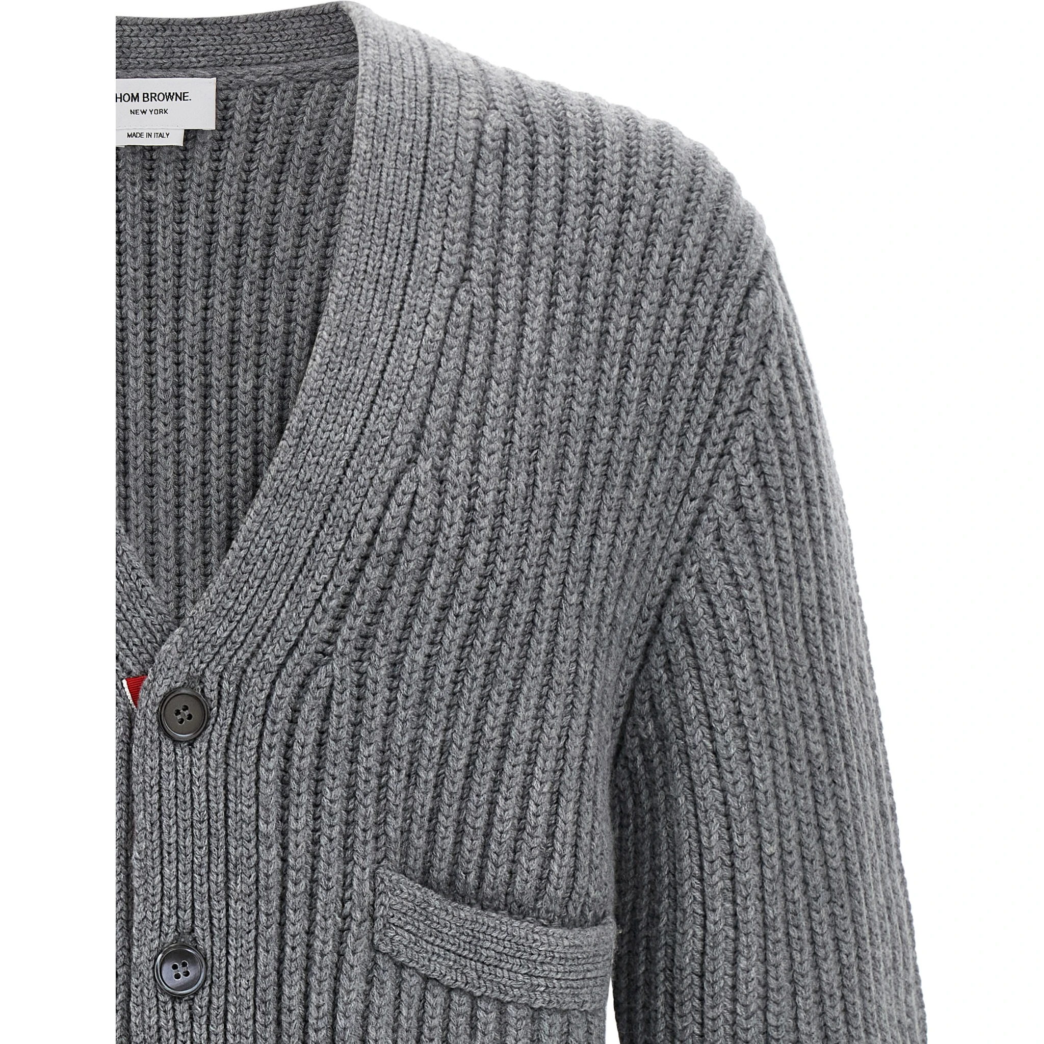 Gray Cashmere Cardigan