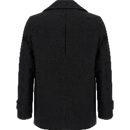 Black Polyester Coat