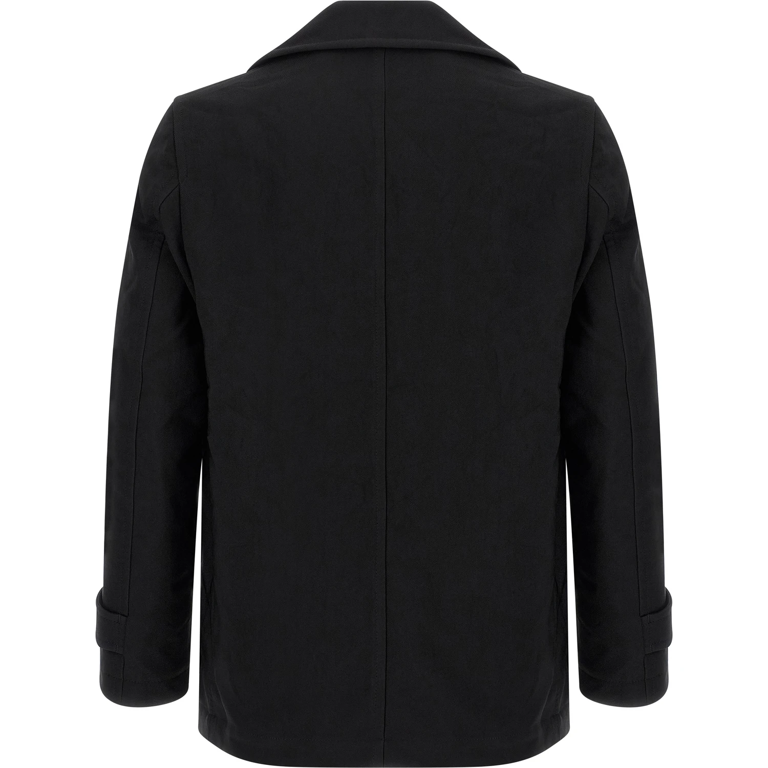 Black Polyester Coat
