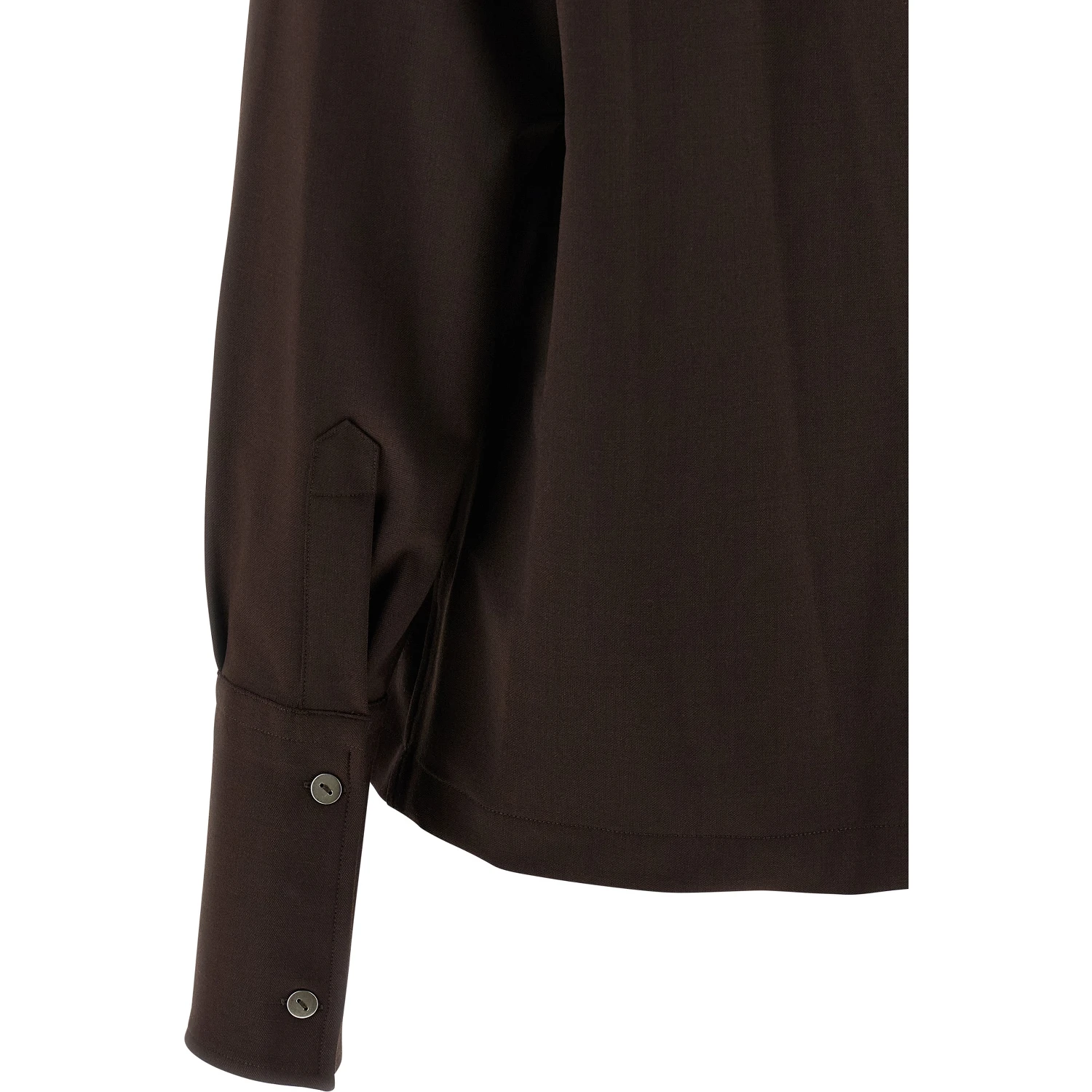 Brown Polyester Blouse
