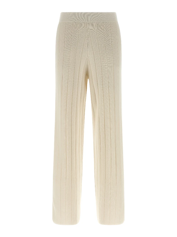 White Cashmere Joggers (Workout Pants)