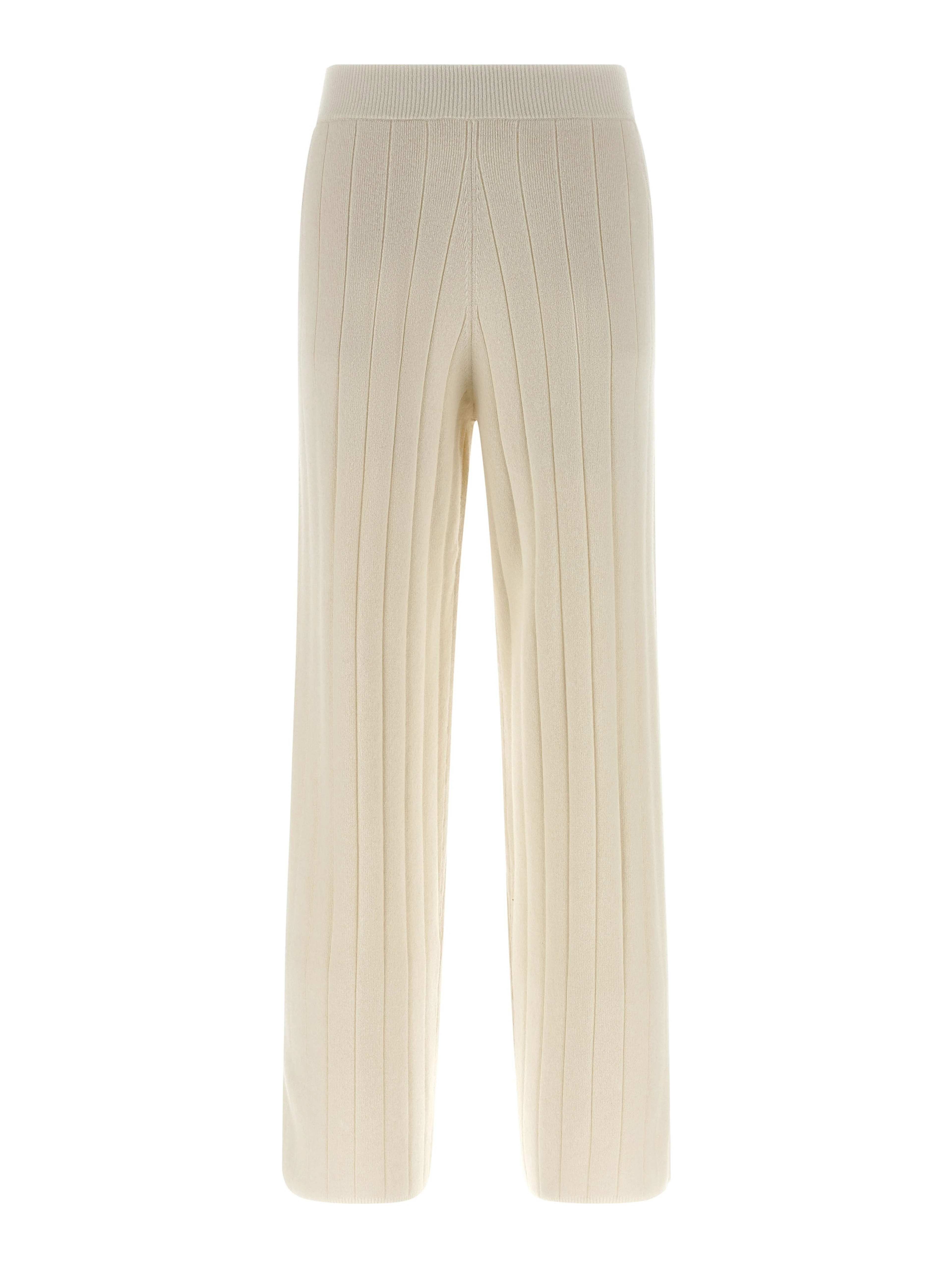 White Cashmere Joggers (Workout Pants)