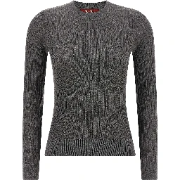 Gray Silk Cardigan
