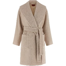 Beige Wool Coat