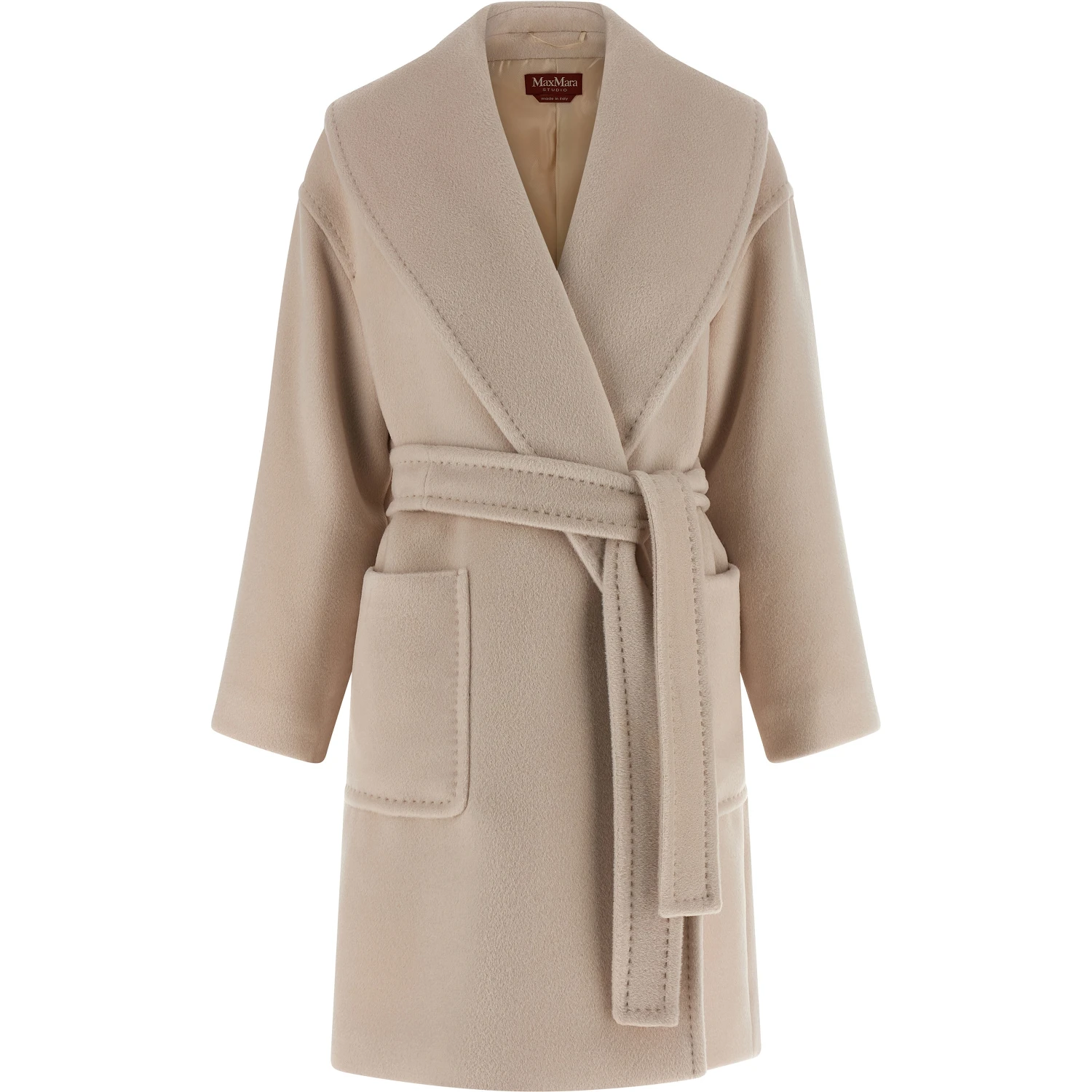 Beige Wool Coat
