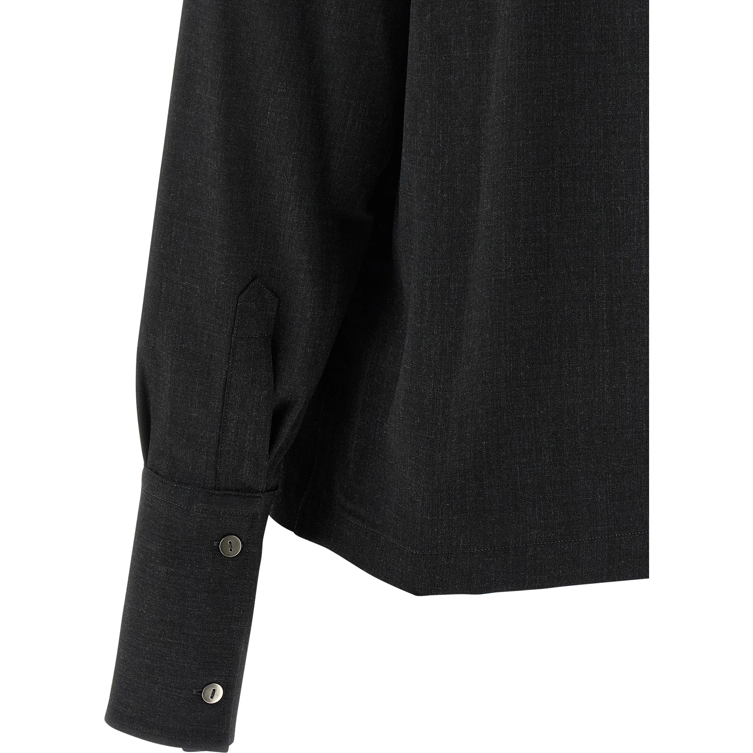 Gray Polyester Blouse
